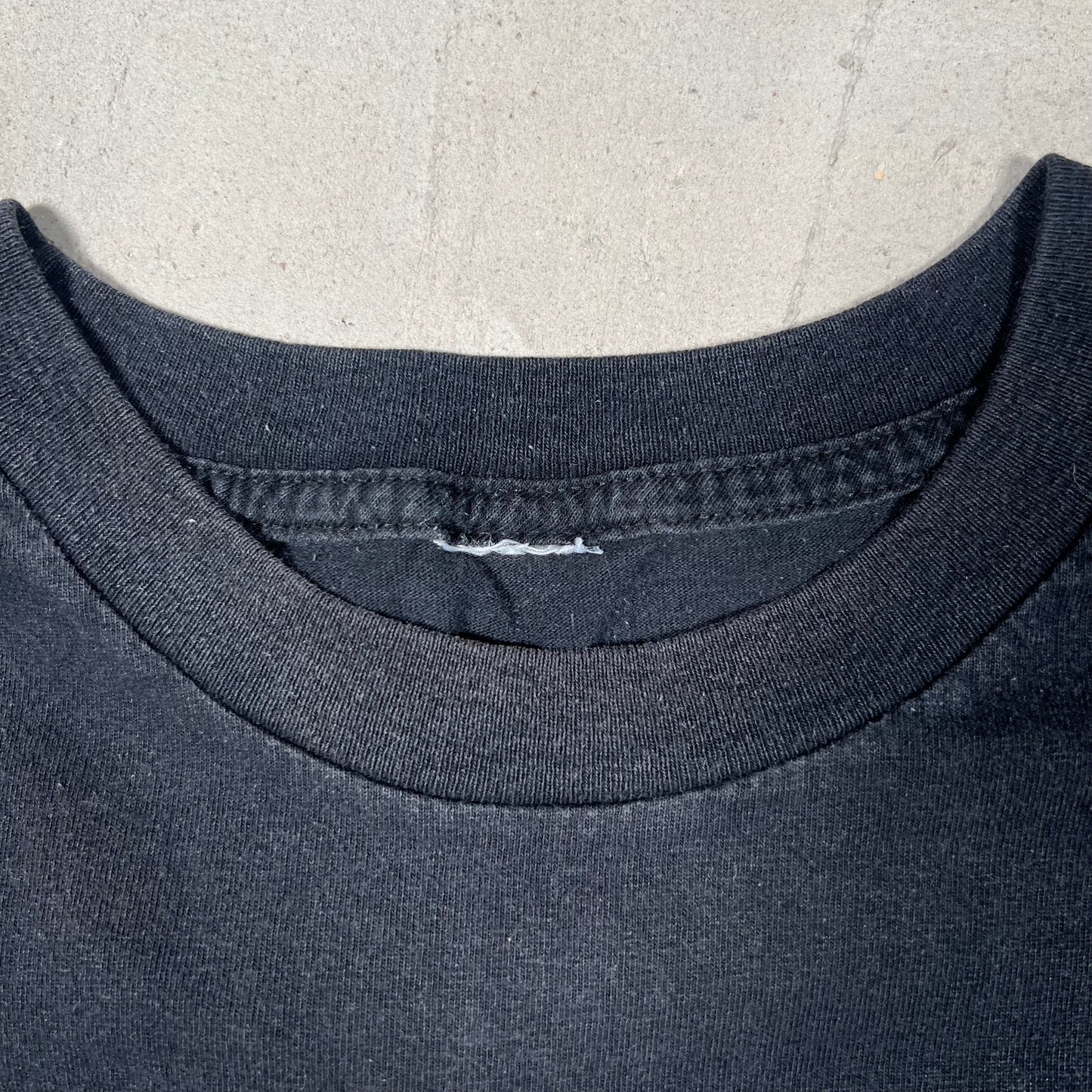 2001 Aerosmith Just Push Play Tour Black Tee Size XL USED v18038