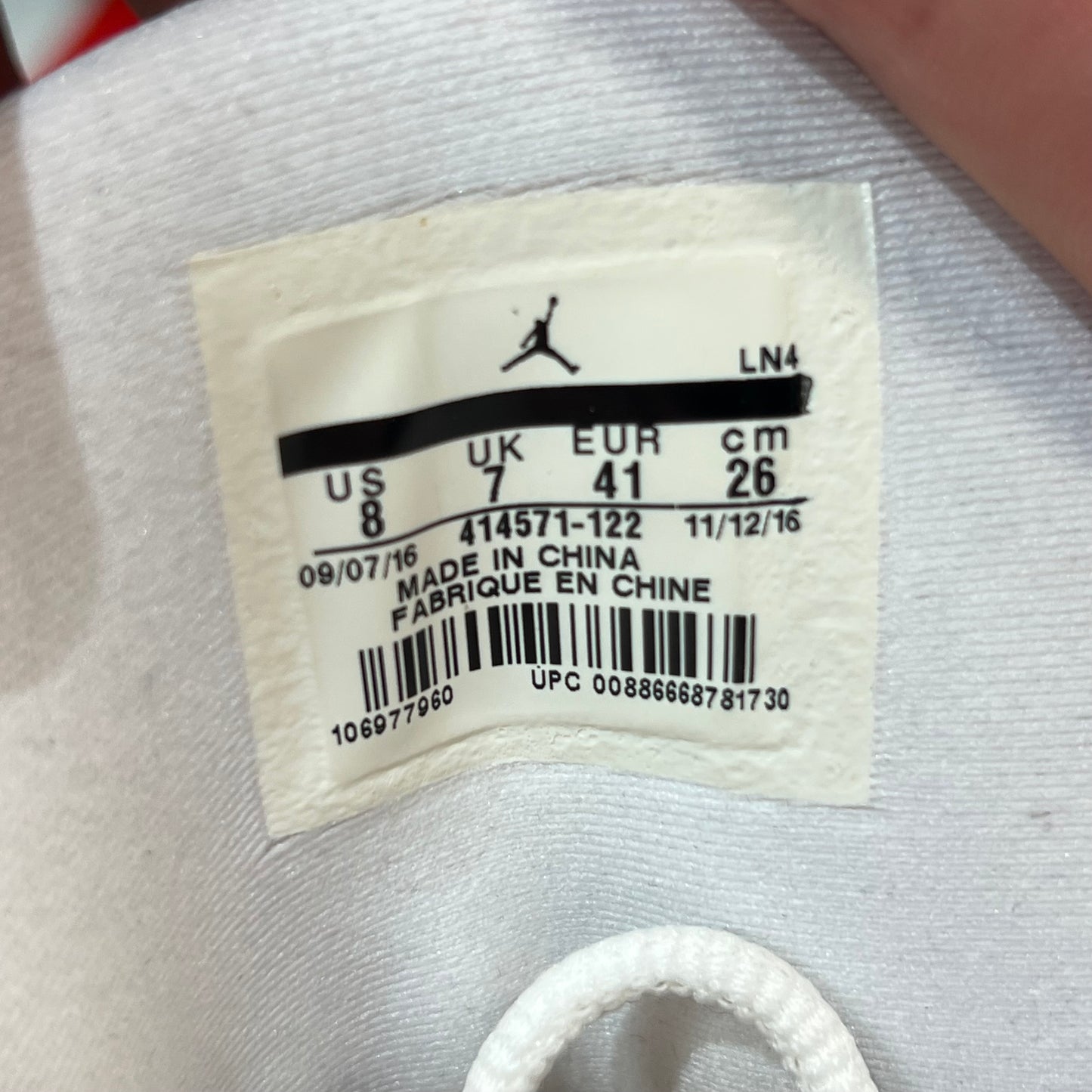 Jordan 13 OG Chicago (2017) Size 8 USED s18595