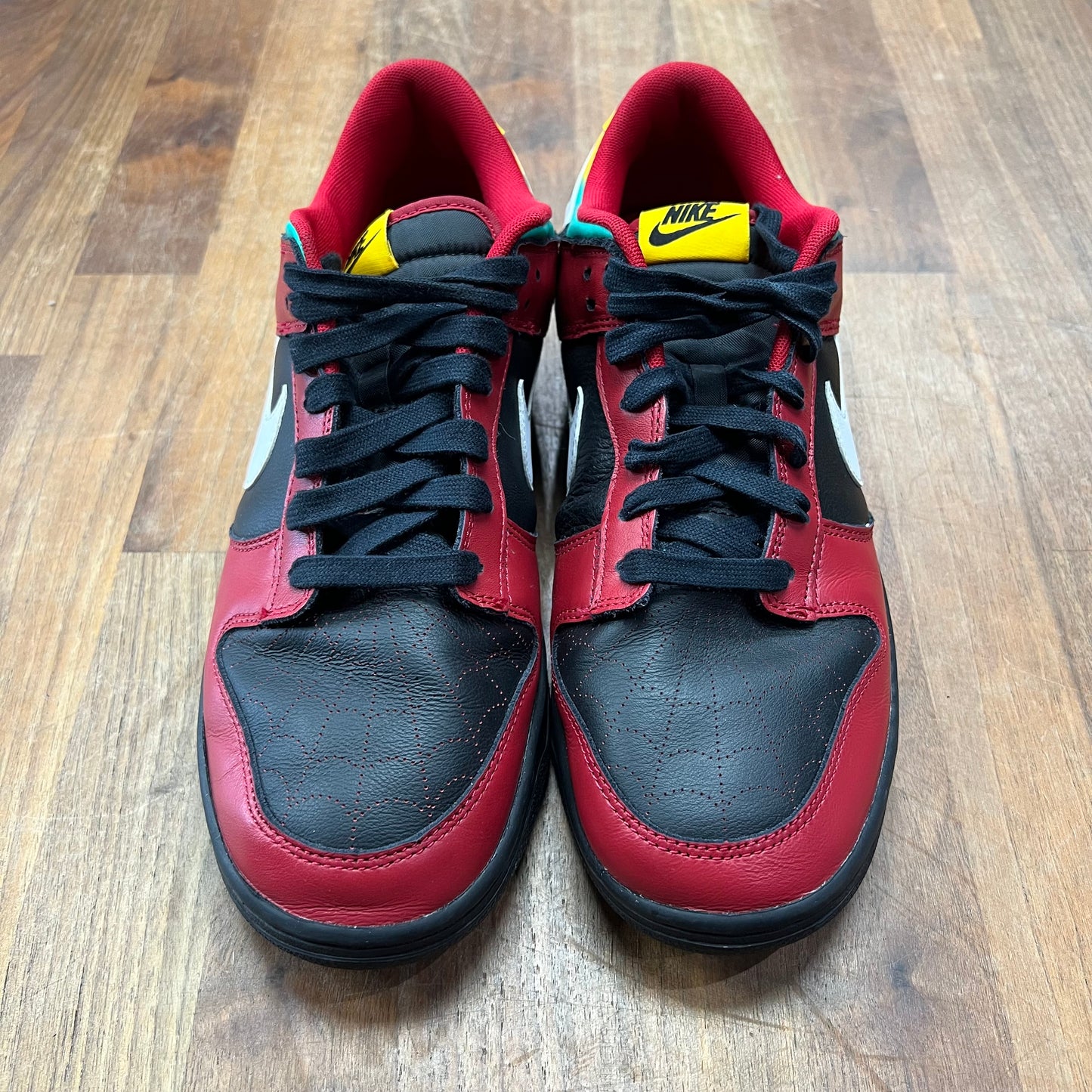 Nike Dunk Low Biker Tattoos Size 10.5 USED s17393