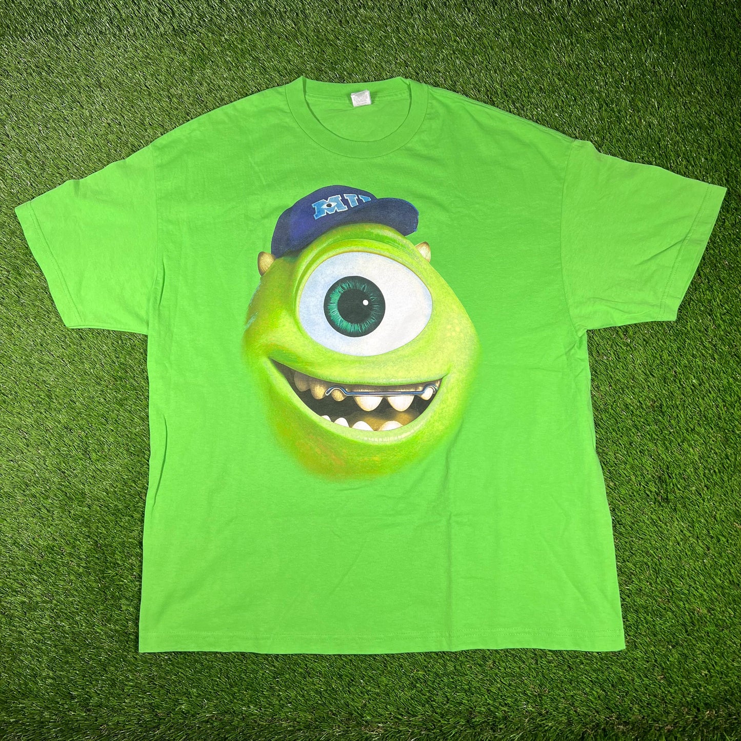 2013 Mike Wazowski Green Tee Size XXL USED v16777