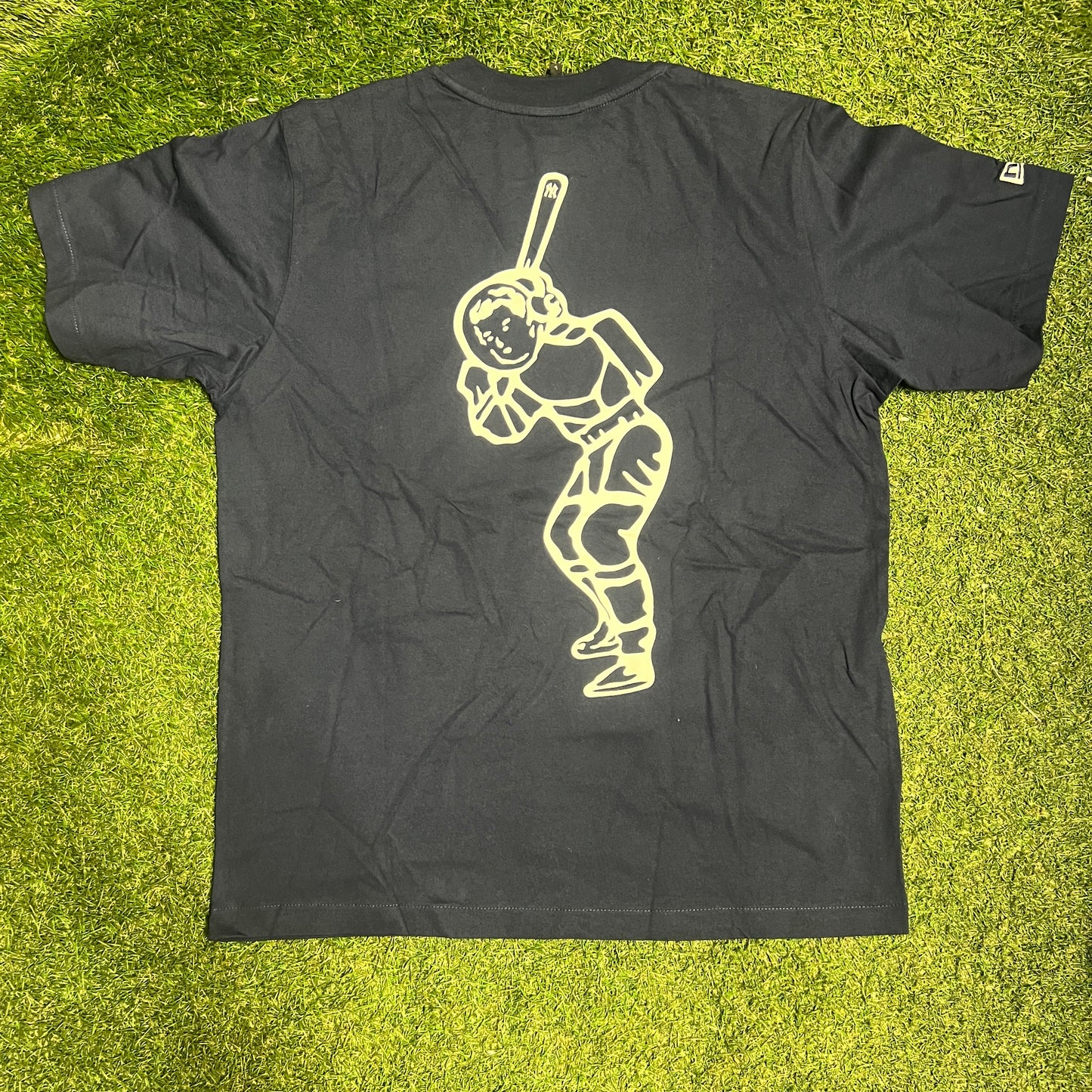 Billionaire Boys Club NY Yankees Navy Blue Tee Size Large NEW x14035
