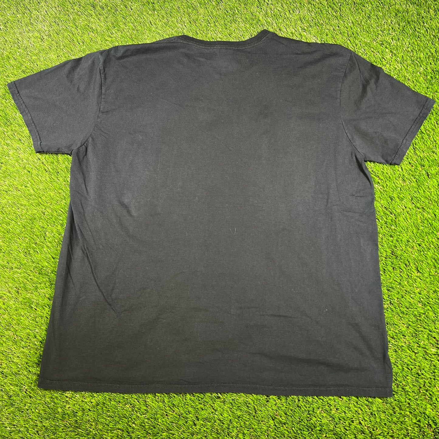 Homer Simpson Black Guitar Tee Size XL USED v16602