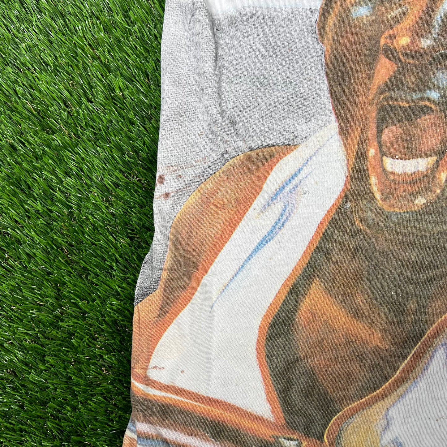1990s Nike Michael Jordan Dunking Full Front Print Tee Size XL USED v16756