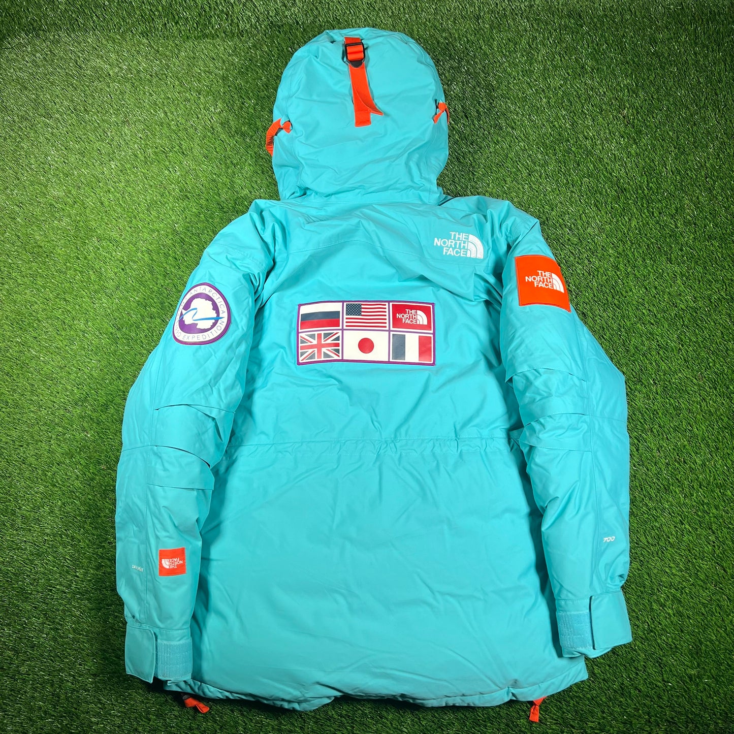 The North Face Trans-Antarctica Expedition 700 Down Park Jacket Blue Size Medium NEW x14844