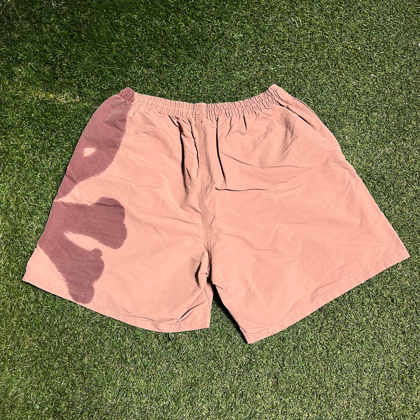 Travis Scott Cactus Jack For Mastermind Skull Shorts Washed Red Size Medium USED X14280