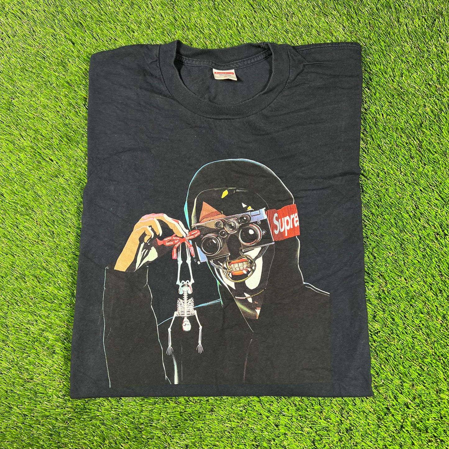 Supreme Creeper Navy Blue Tee Size XL USED x14427