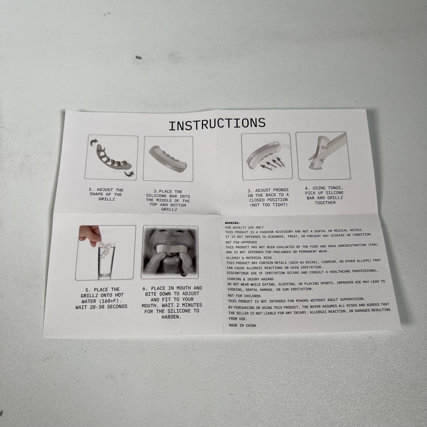 Yeezy Chrome Grills GR-01 NEW