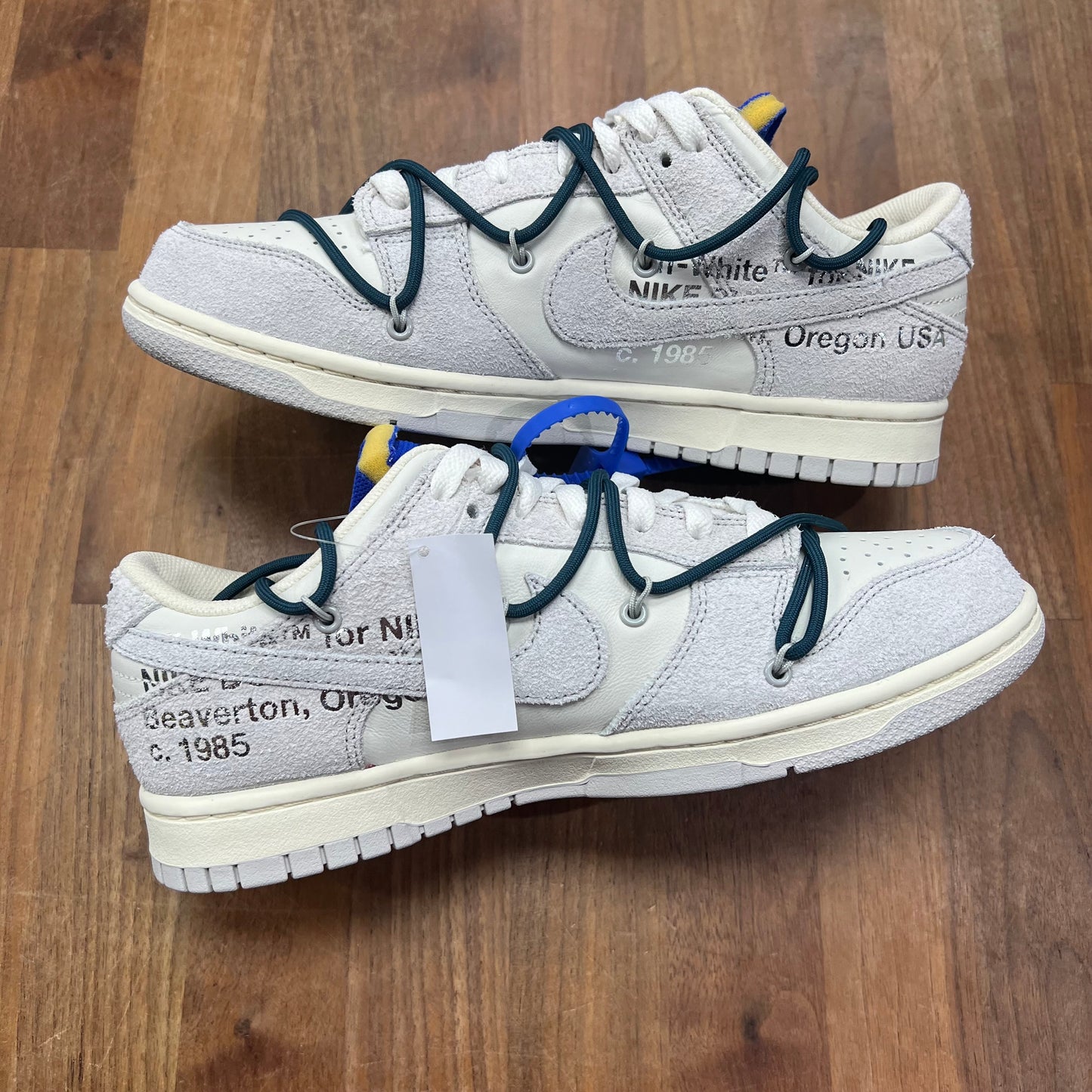 Nike Dunk Low Off White Lot 16 Size 8.5 NEW s17074
