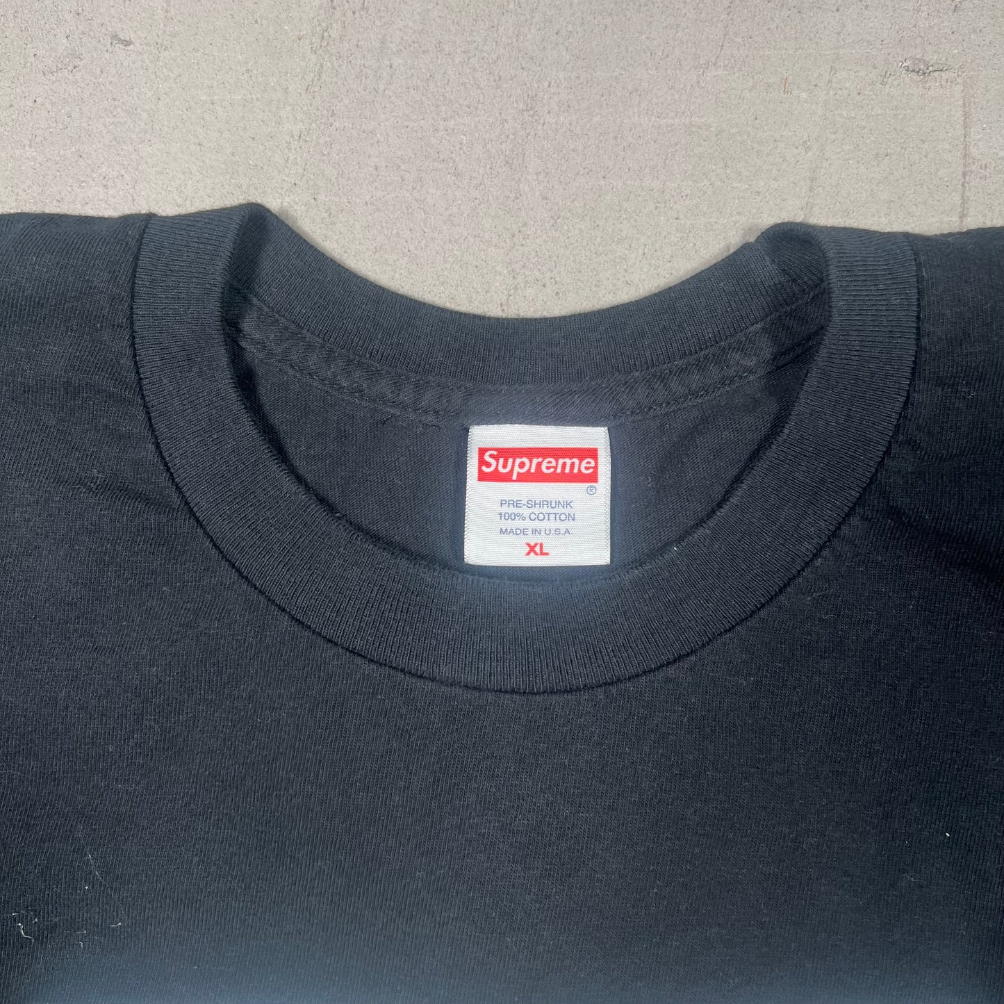 Supreme Mariah Carey Christmas Photo Black Tee Size XL USED x17317