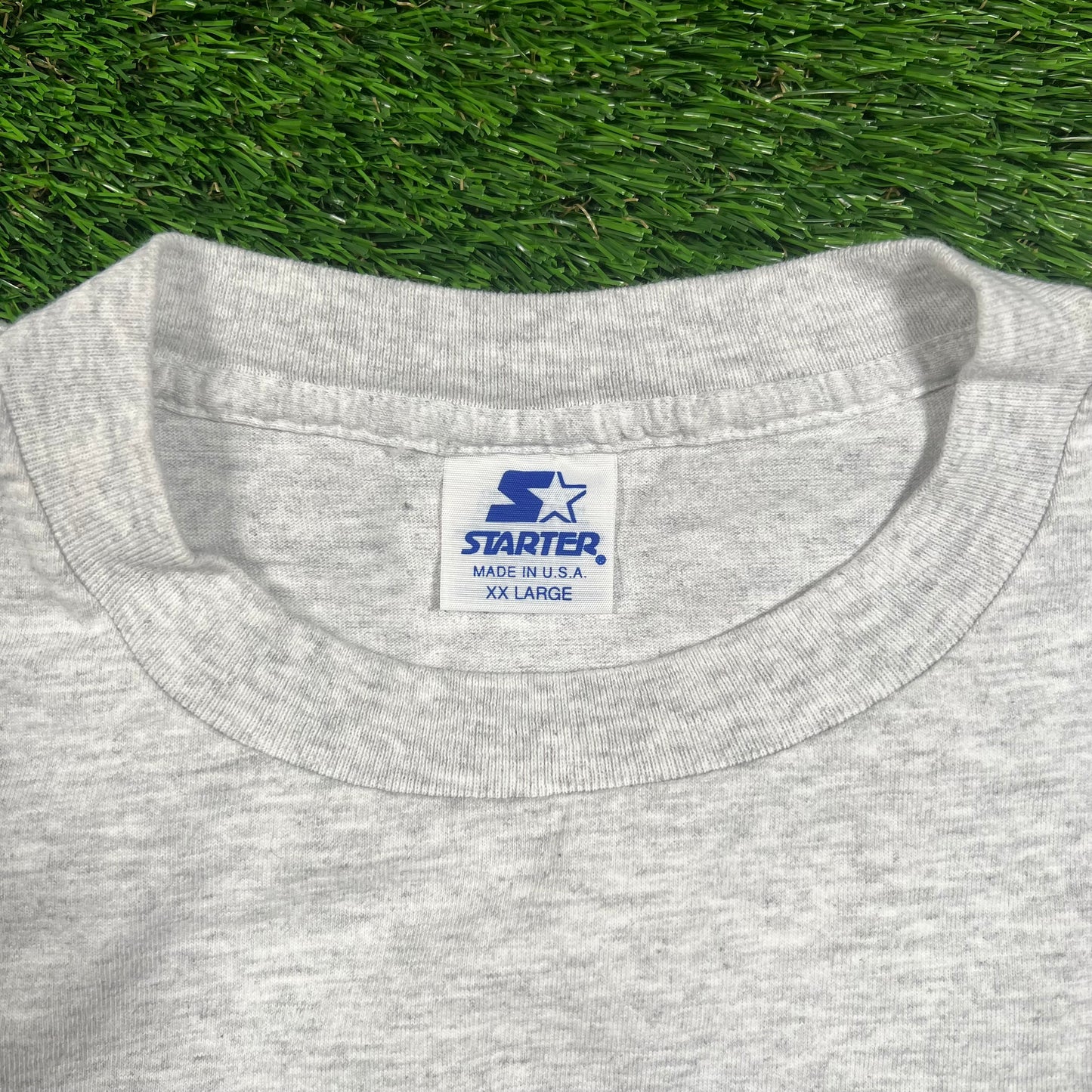 1994 New York Stanley Cup Champion Starter Grey Tee Size XL USED v18254