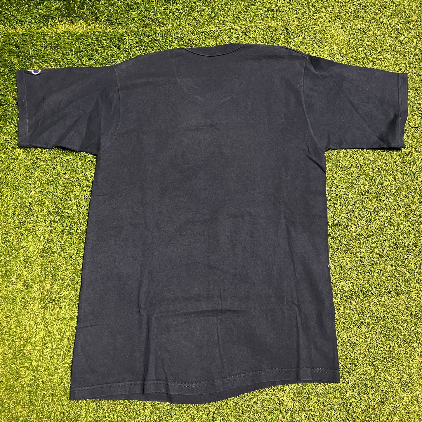 1998 Yankees Rawlings Satue of Liberty Navy Tee Size Large USED v16208