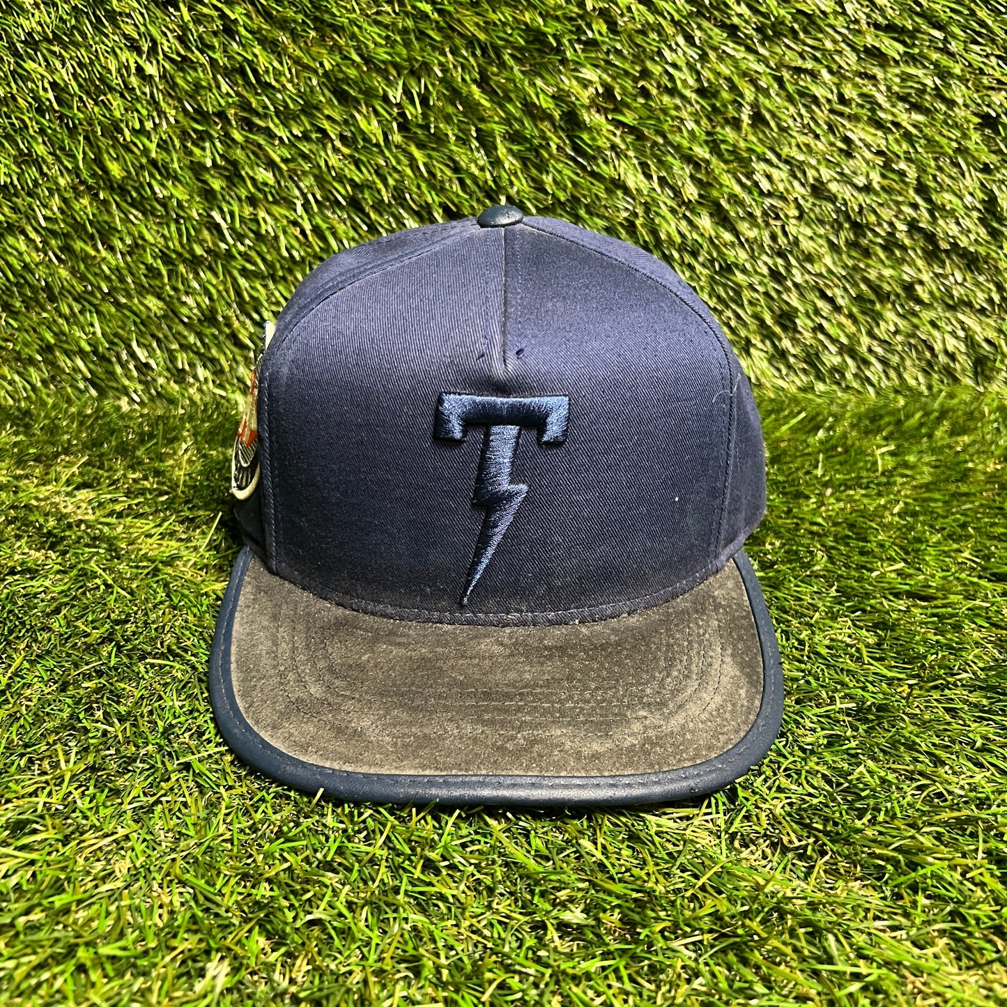 Tackma Blue T Logo Blue Hat One Size USED v15983
