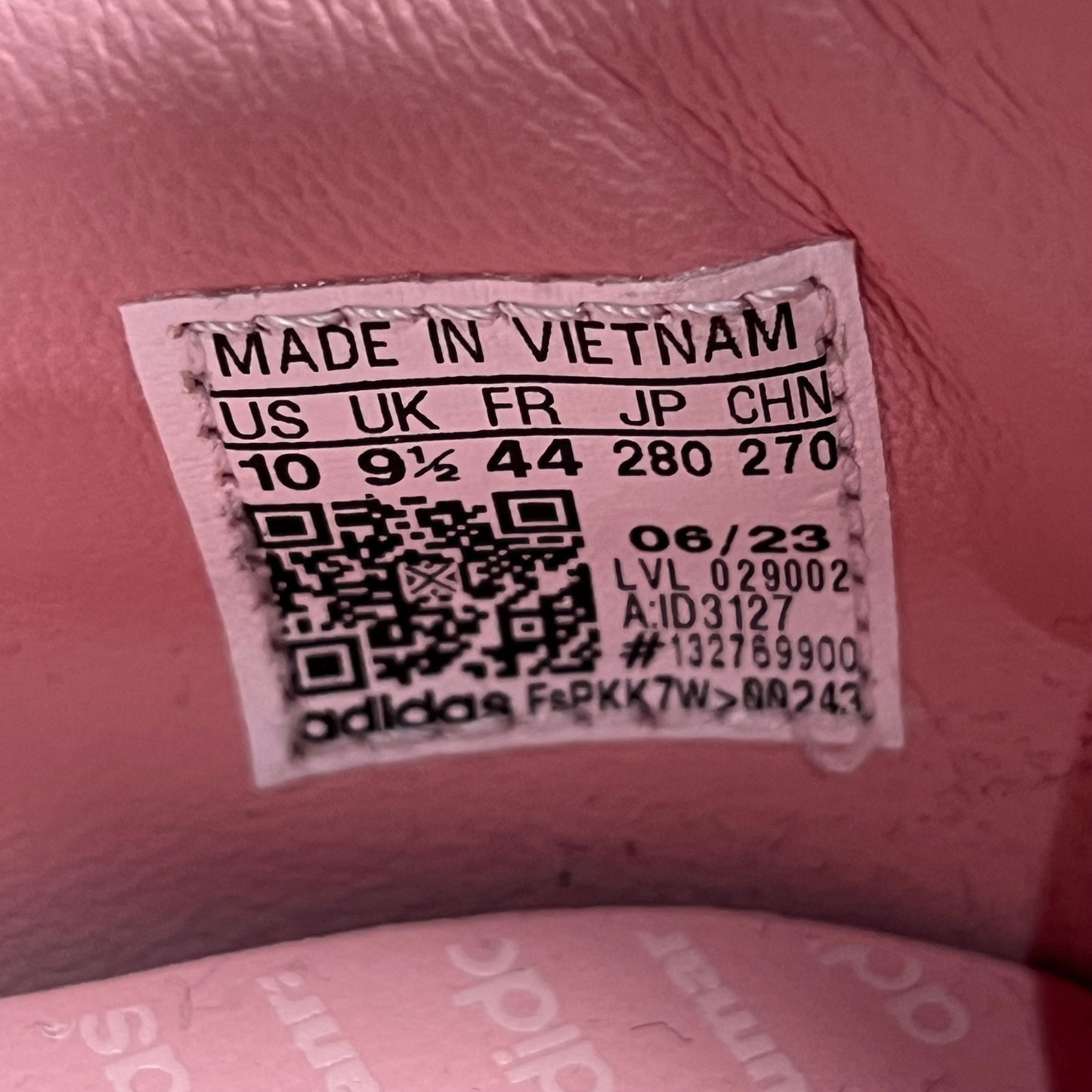 Adidas Samba Pharrell Humanrace Aluminum (2023) Size 10 USED s19305