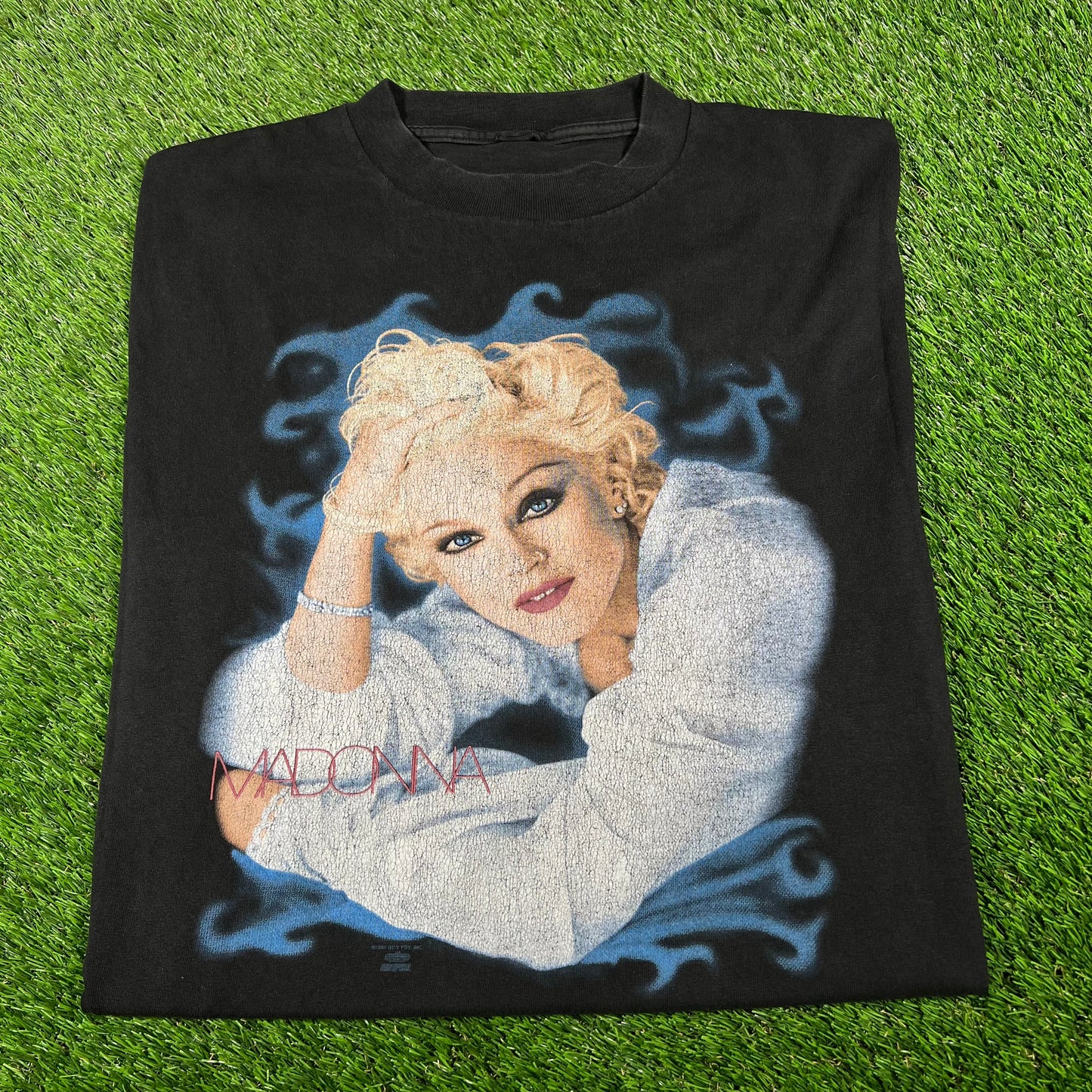 1994 Madonna "Bedtime Stories" Black Tee Size XL USED v16867