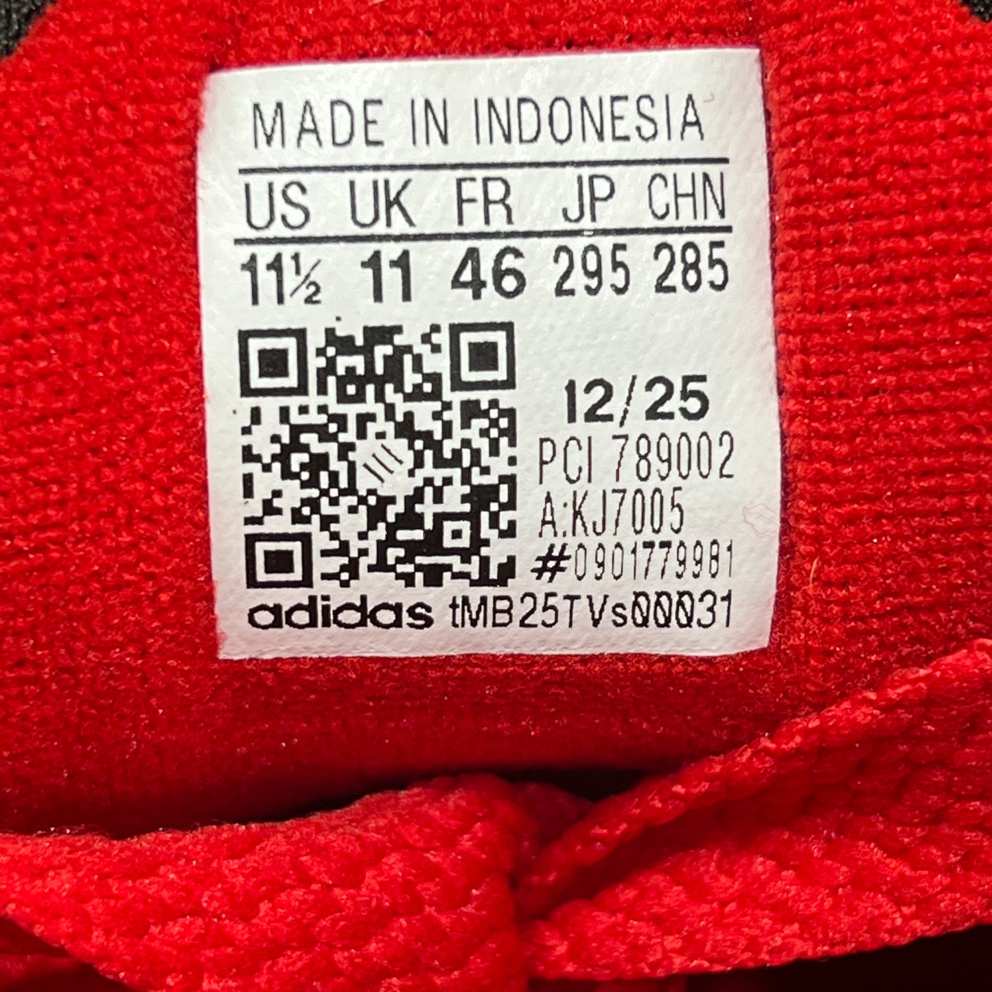 Adidas Superstar Sp5der Red Black (2026) Size 11.5 USED S21550