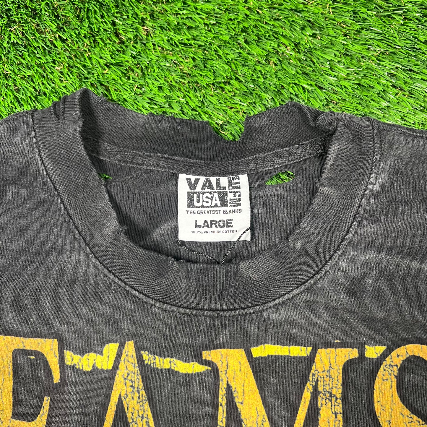 Vale Dreams Against The World Washed Black Size Large New x16635