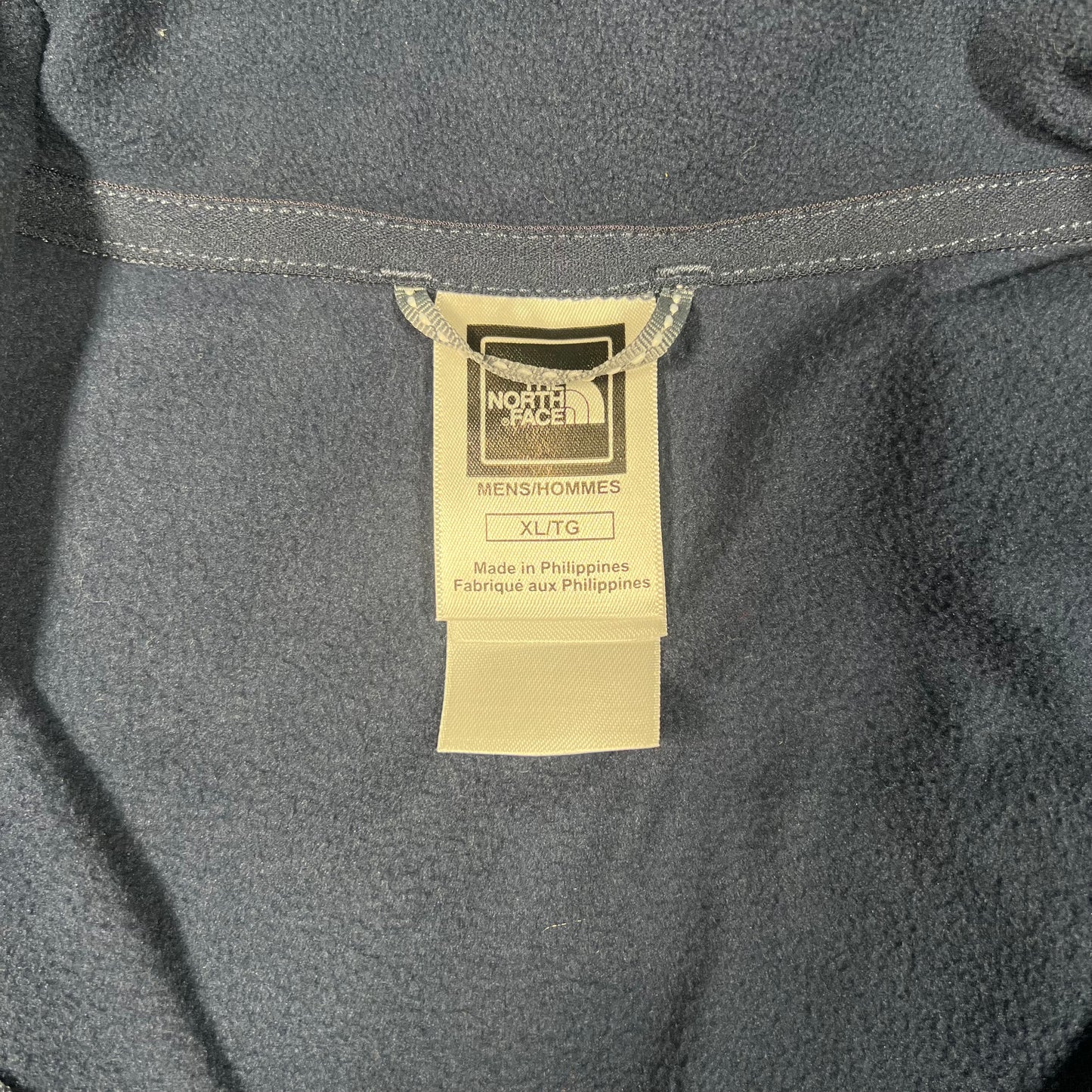 North Face Navy Blue Quarter-Zip FLeece SIze XL USED v17900