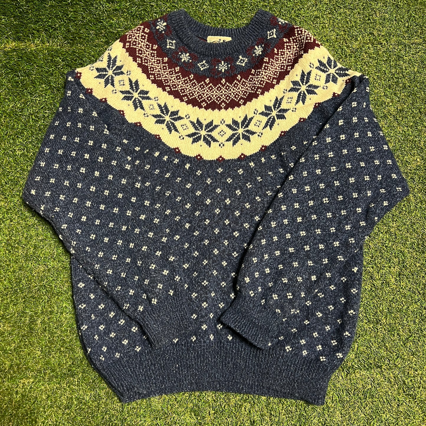 1990s Northern Reflections Knit Sweater Size Large USED v15961