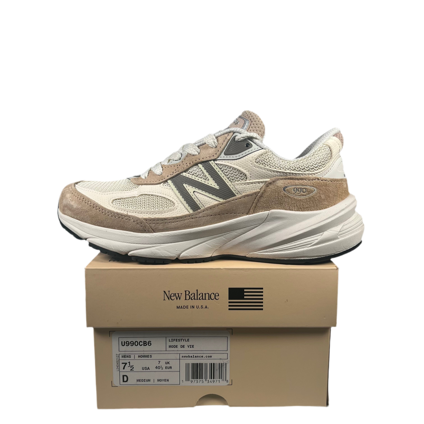 New Balance 990v6 MiUSA Aime Leon Dore Incense (2024) Size 7.5 USED s18498