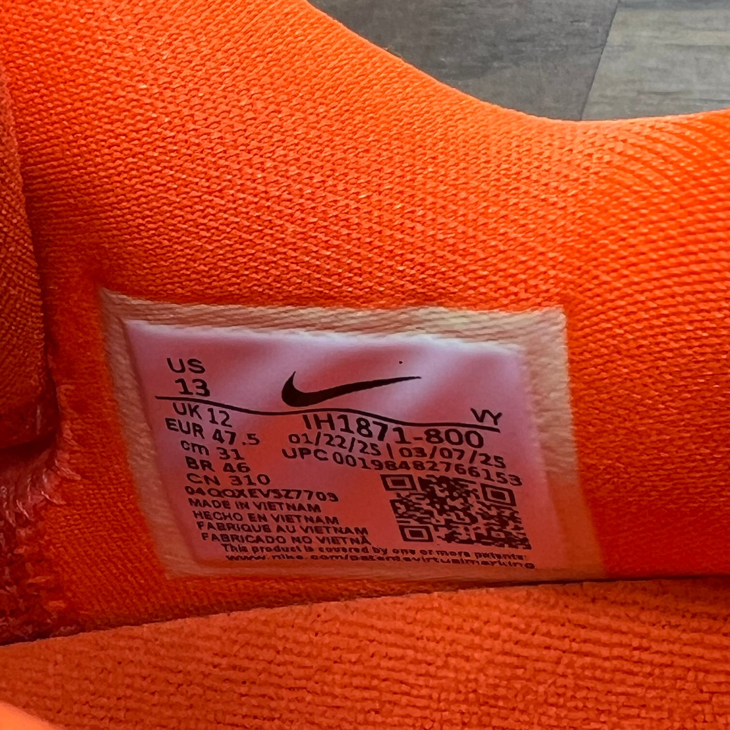 Nike Kobe 6 Total Orange Size 13 NEW s17509