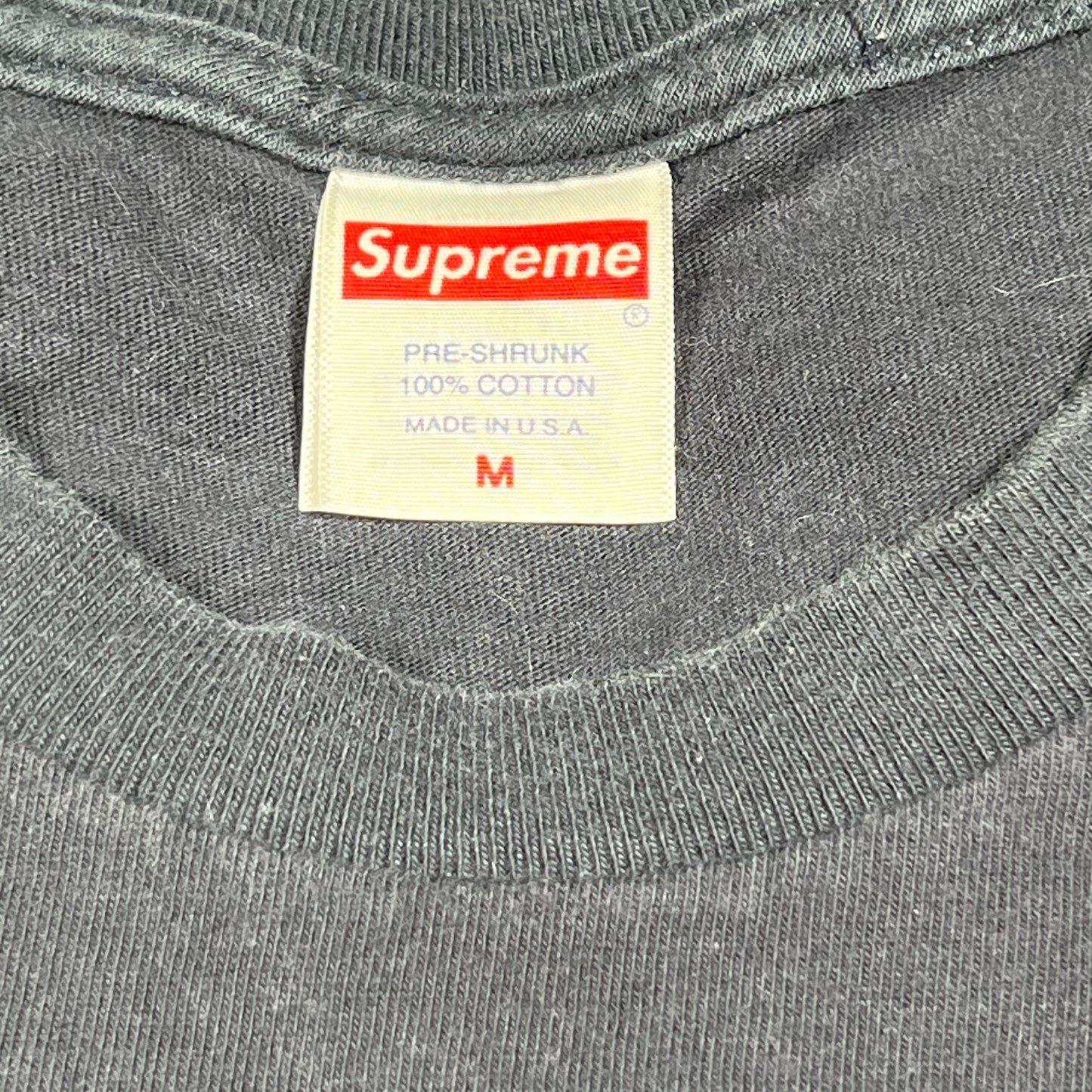 Supreme Fighter Navy Tee Size Medium USED x14342