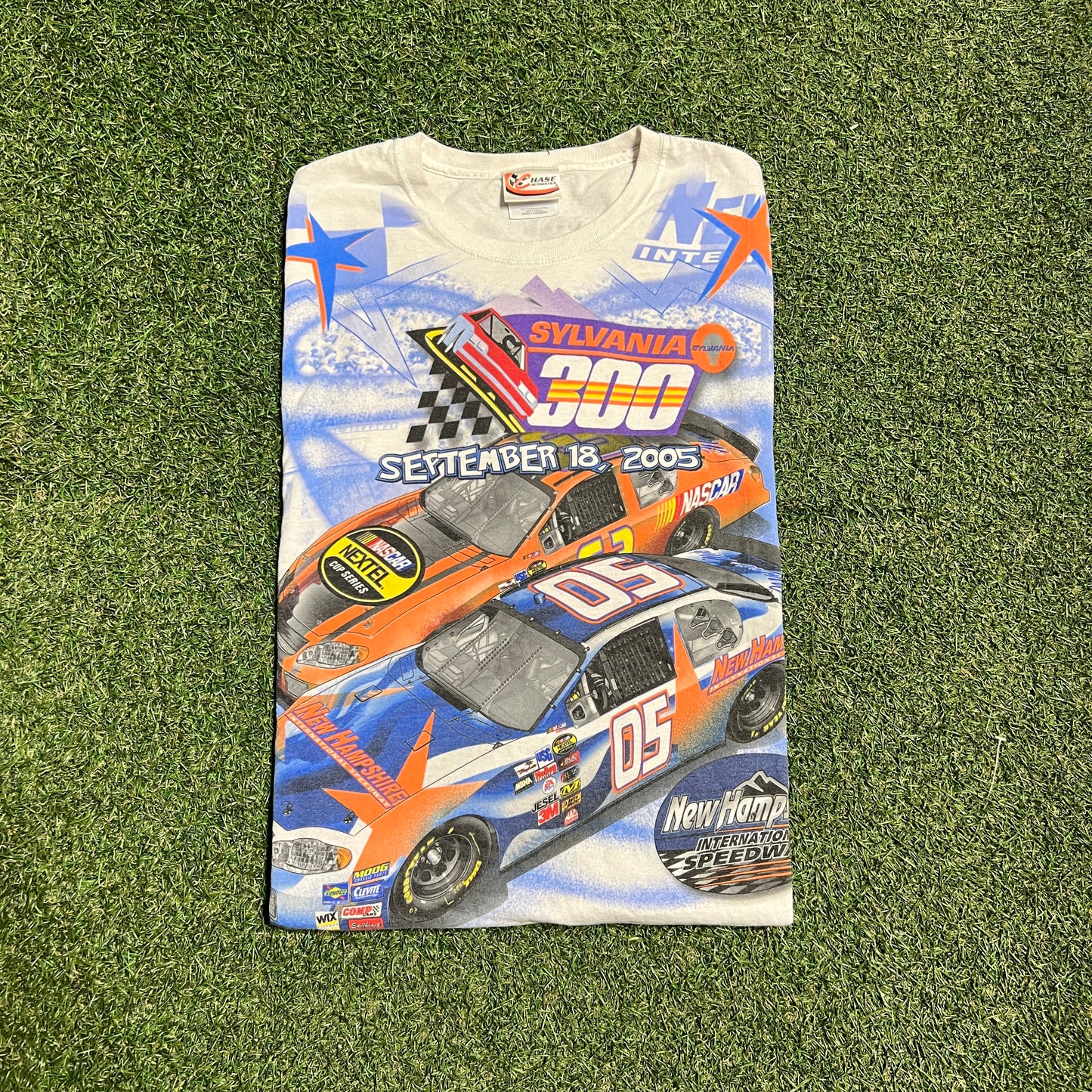 2005 Chase Aunthetics Magic Mile Sylvania White Tee Size Large USED v16177