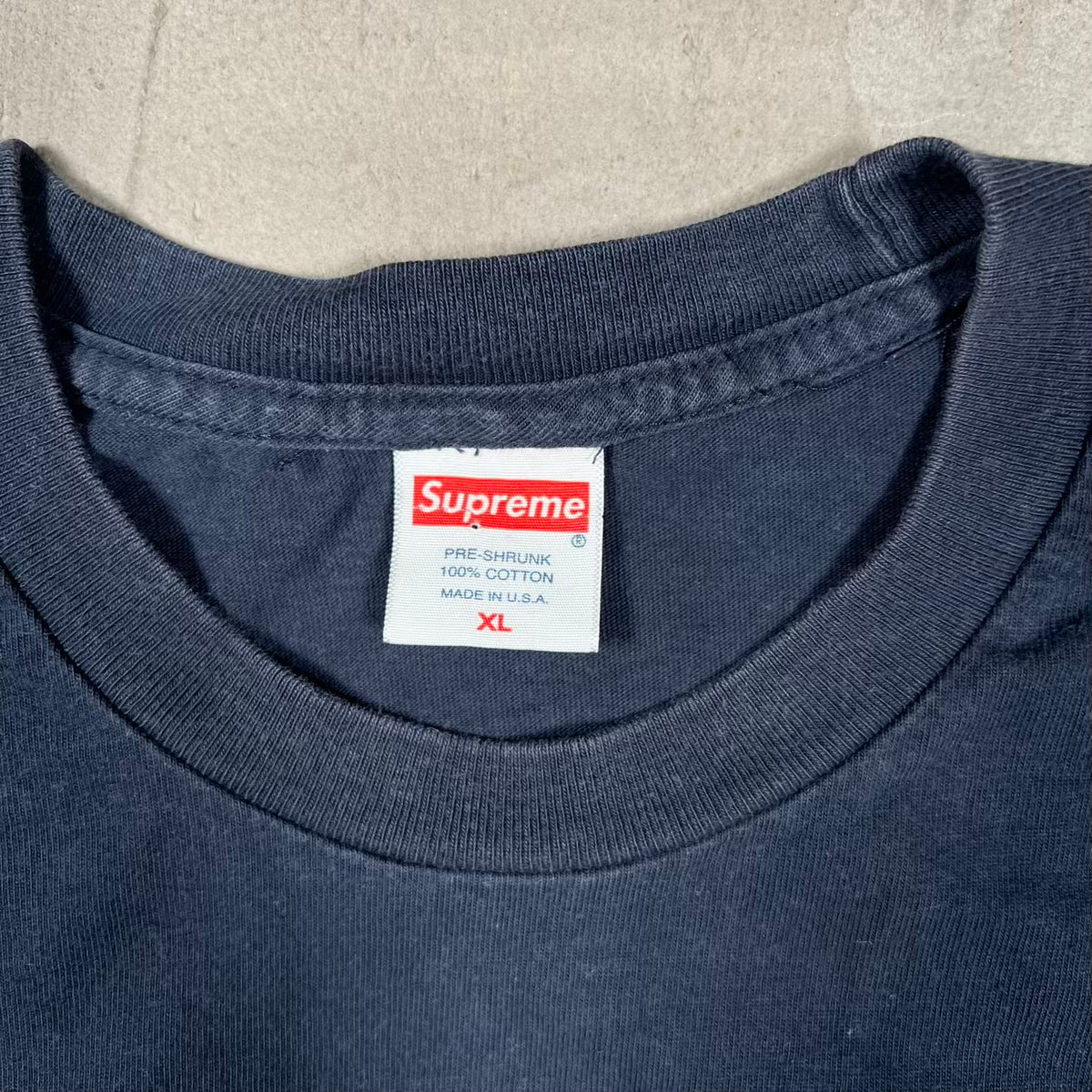 Supreme American Picture Tee Navy (2019) Size XL USED x18620