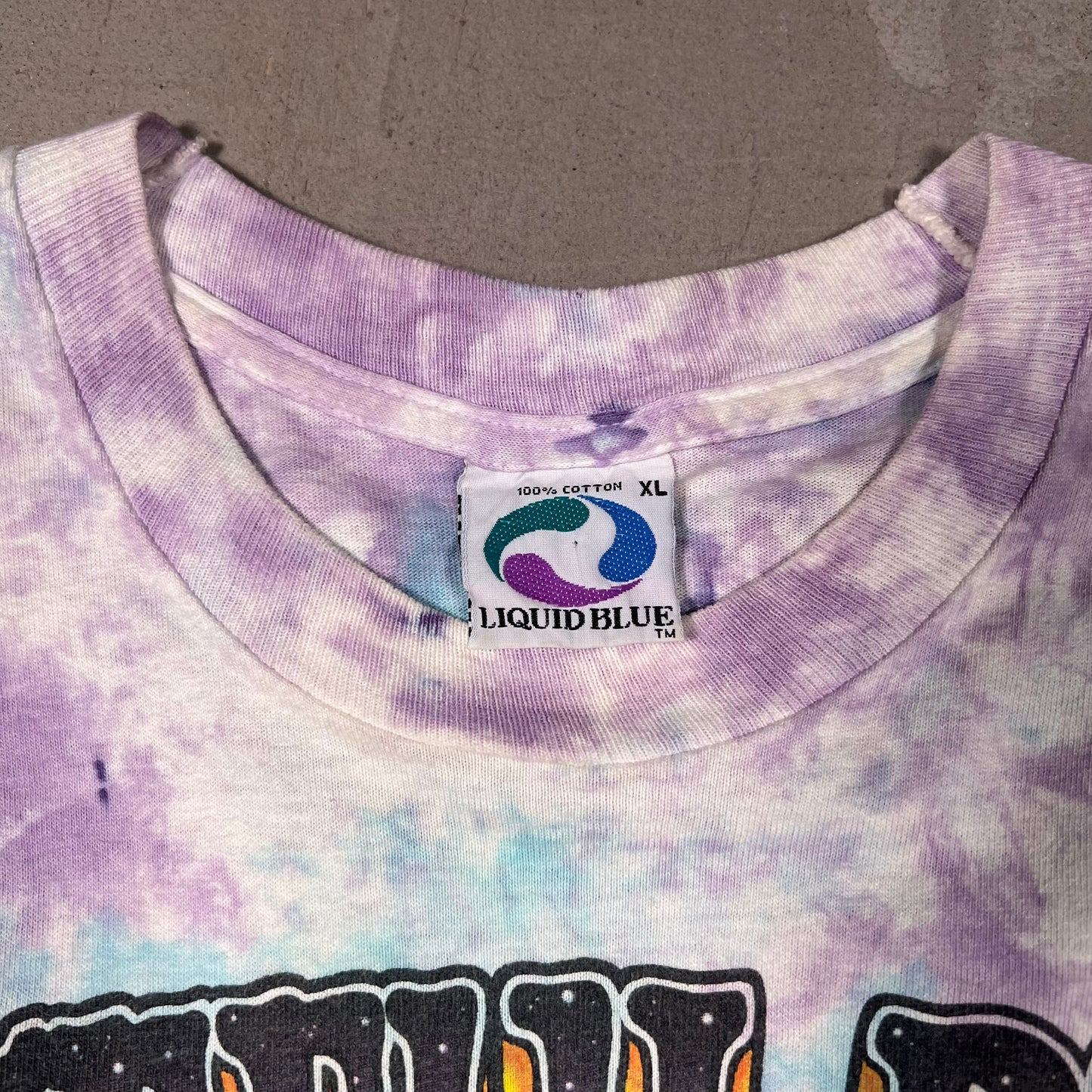 1993 Grateful Dead "Ship of Fools' Sailing Tie Dye Tee Size XL USED v16367