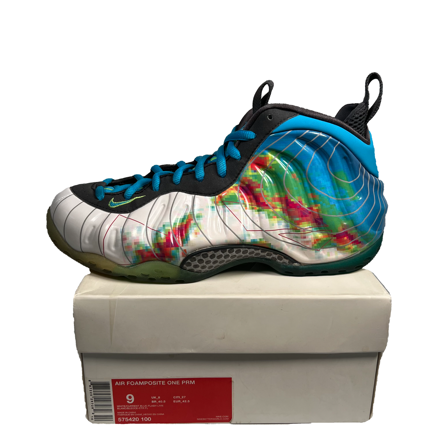 Nike Foamposite One Weatherman (2013) Size 9 USED s17692