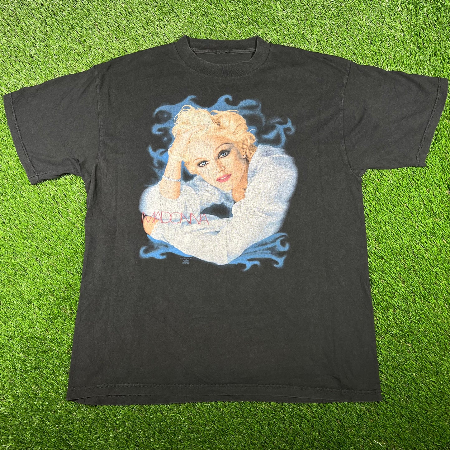 1994 Madonna "Bedtime Stories" Black Tee Size XL USED v16867