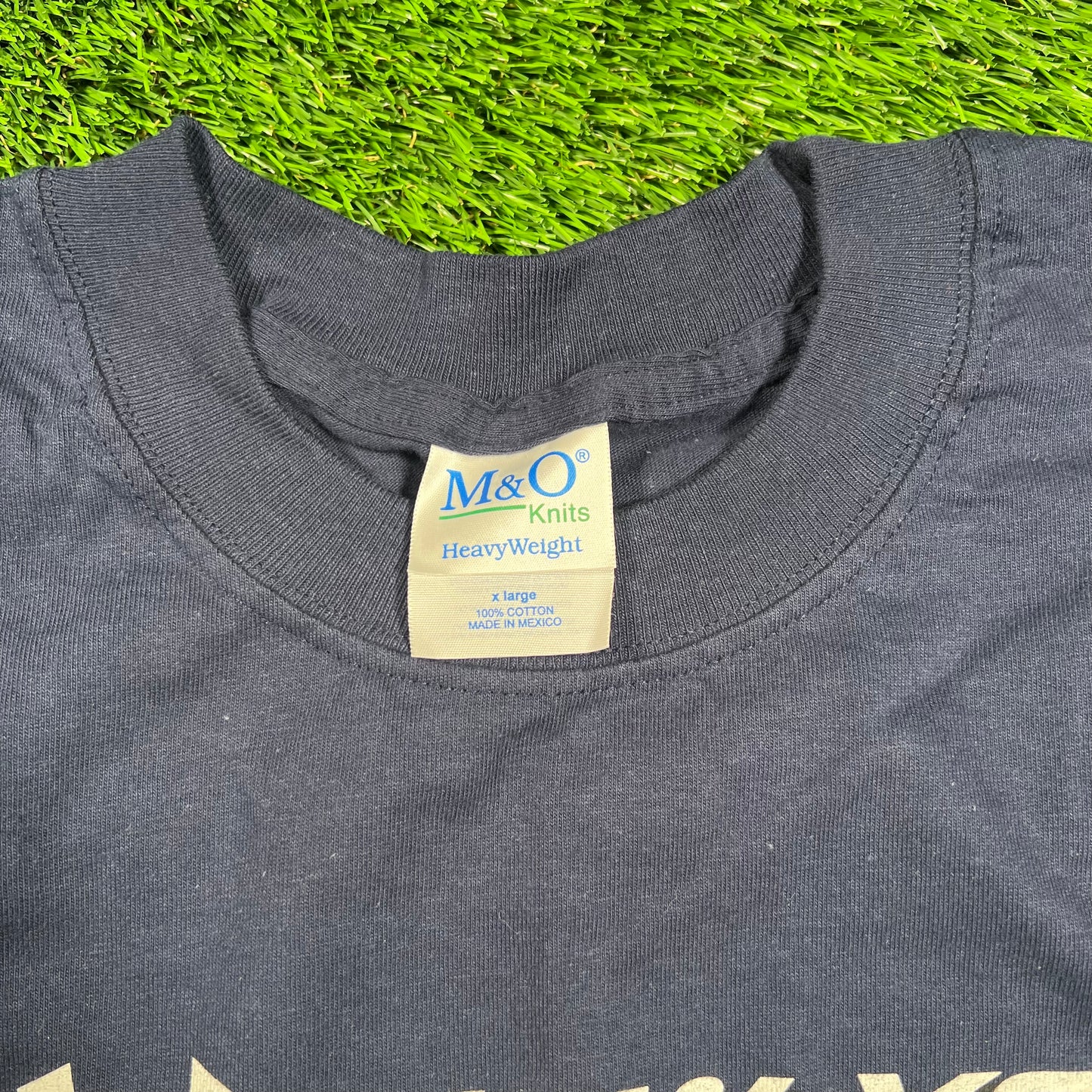 2001 Yankees American League Champs Navy Blue Tee Size XL NEW v18524