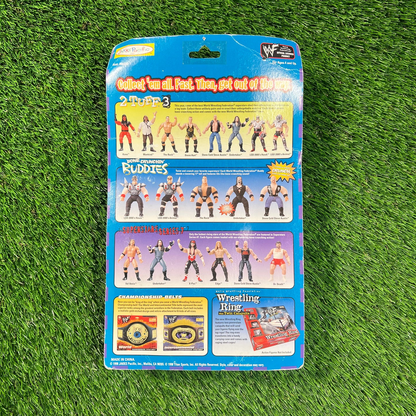 1998 WWF Bad Ass Billy Gun Action Figure NEW v18294
