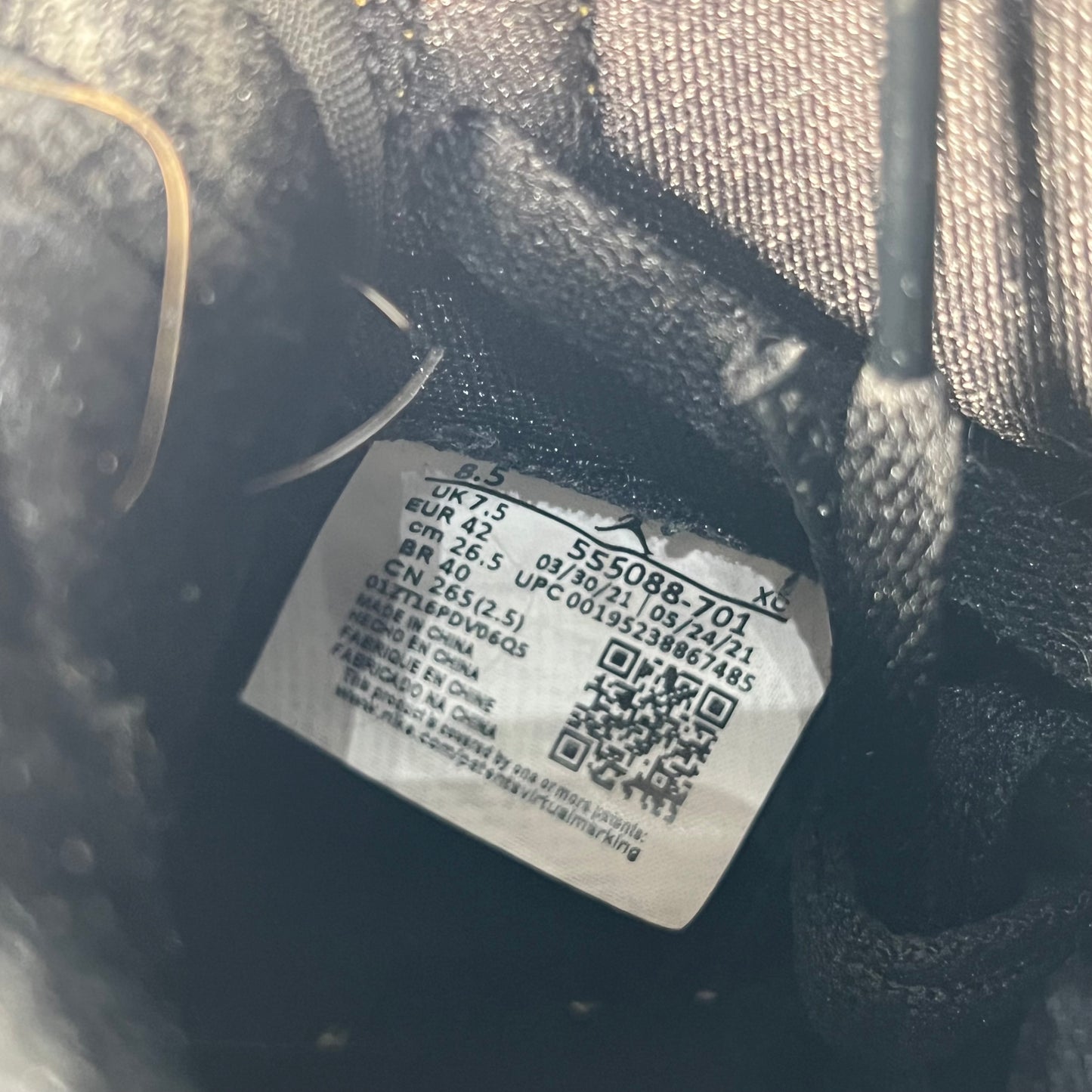 Jordan 1 High Pollen (2021) Size 8.5 USED s17511