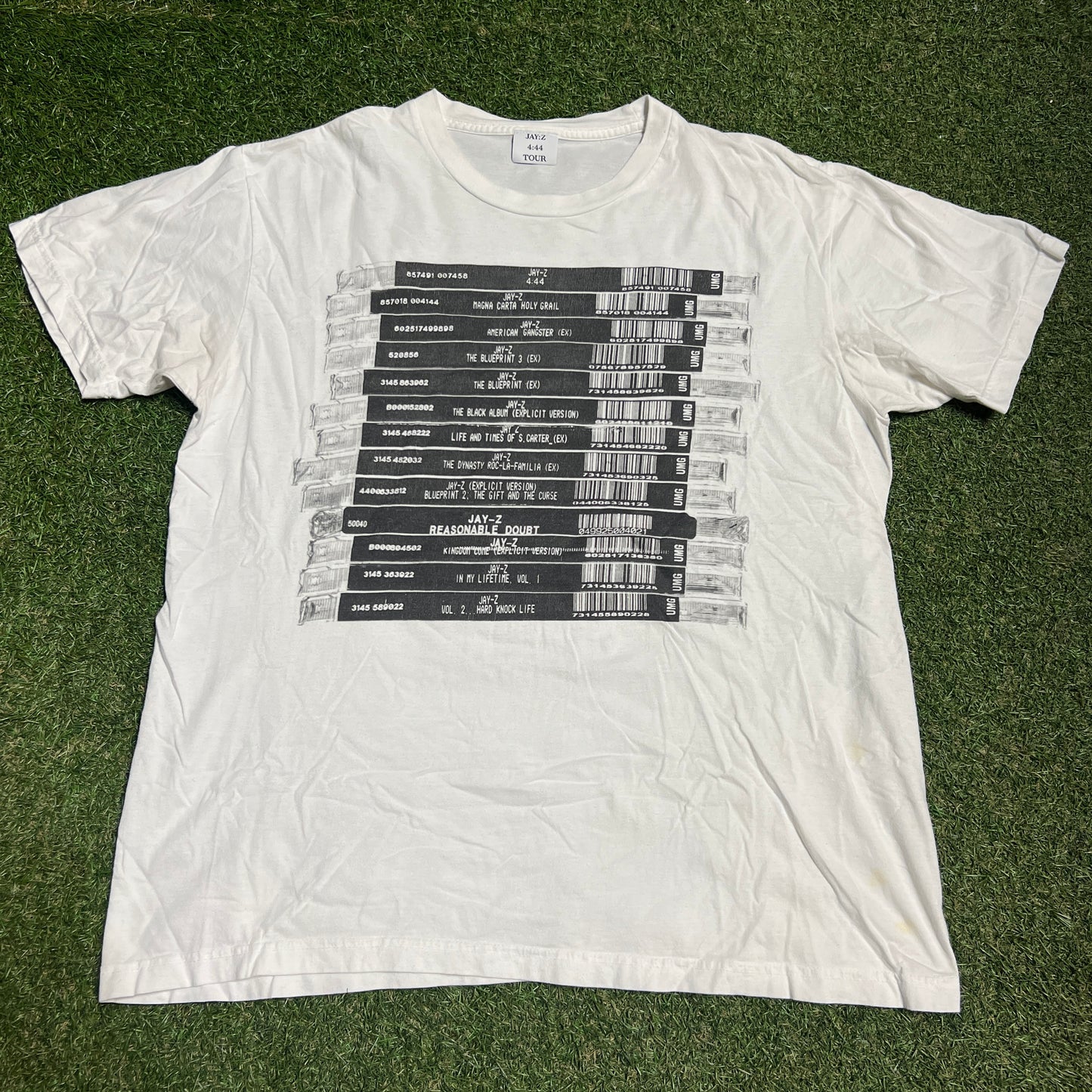 Jay-Z 4:44 Tour Tee Size Large USED x13740