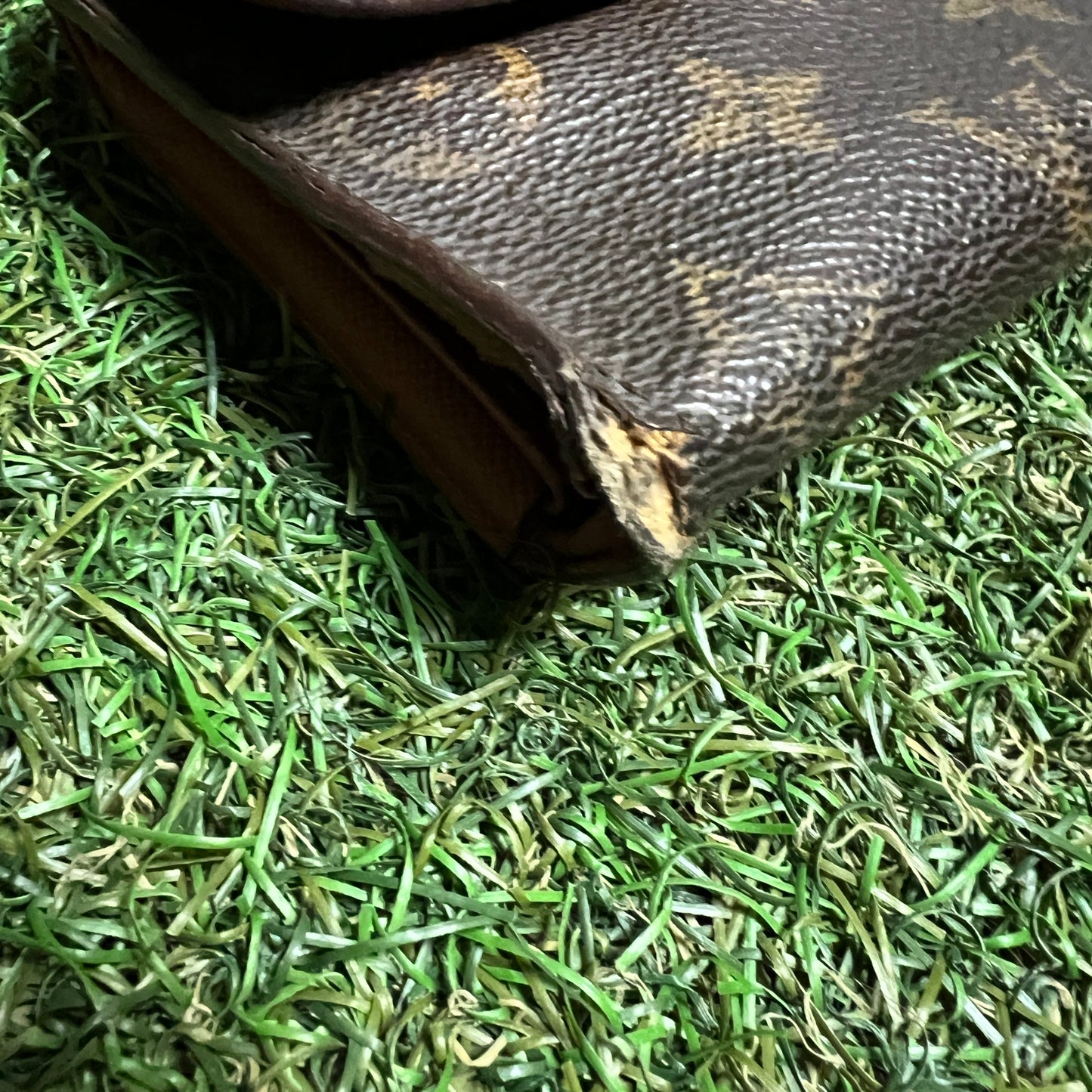 1990s Louis Vuitton Monogram Long Brown Wallet USED x14065