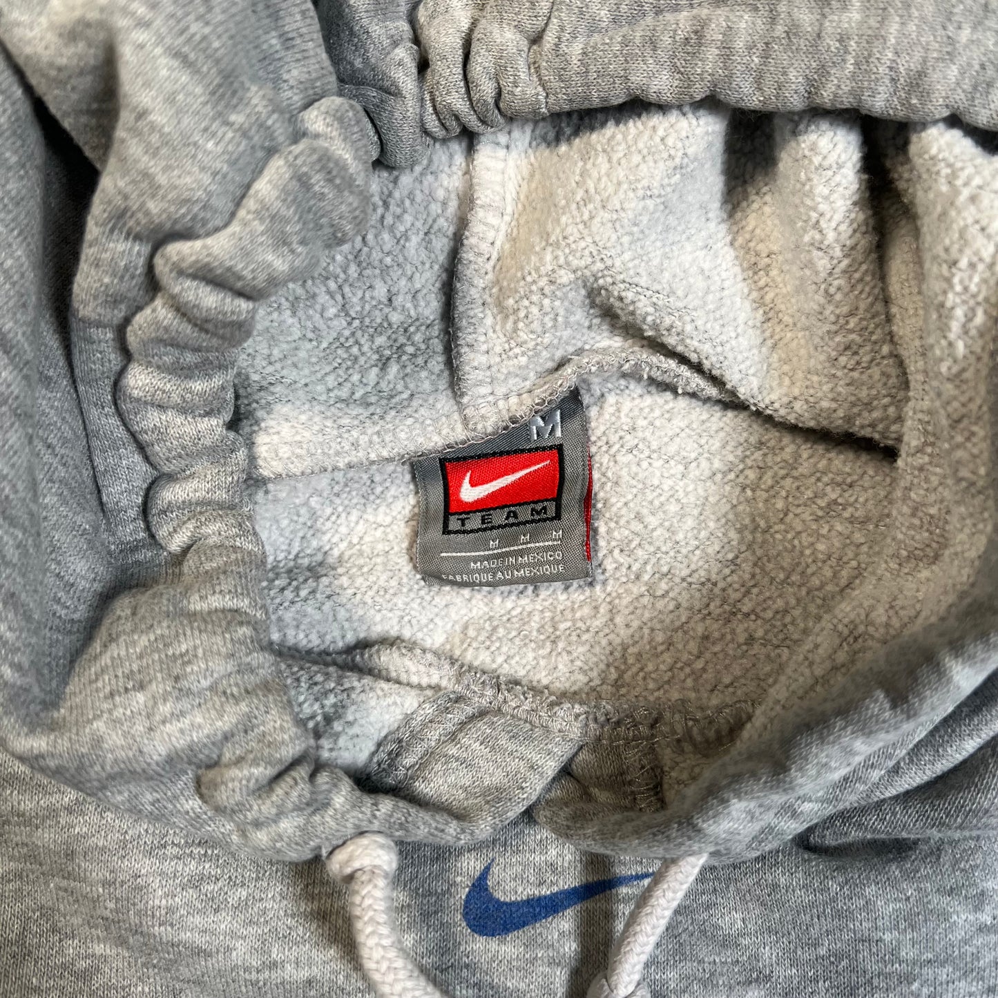 2008 Nike Kansas Football Grey Hoodie Size Medium USED v1889