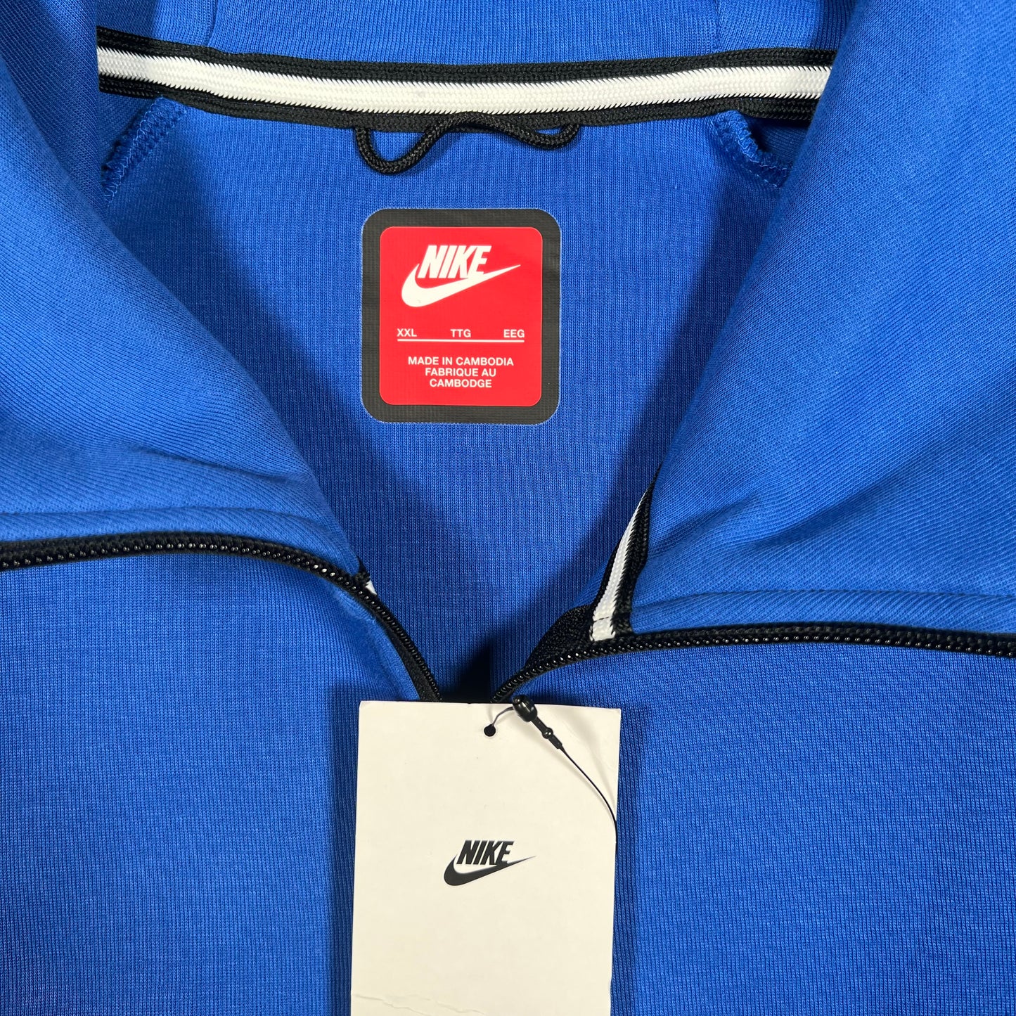Nike Tech Fleece Hoodie Royal Blue Size XXL NEW v16686