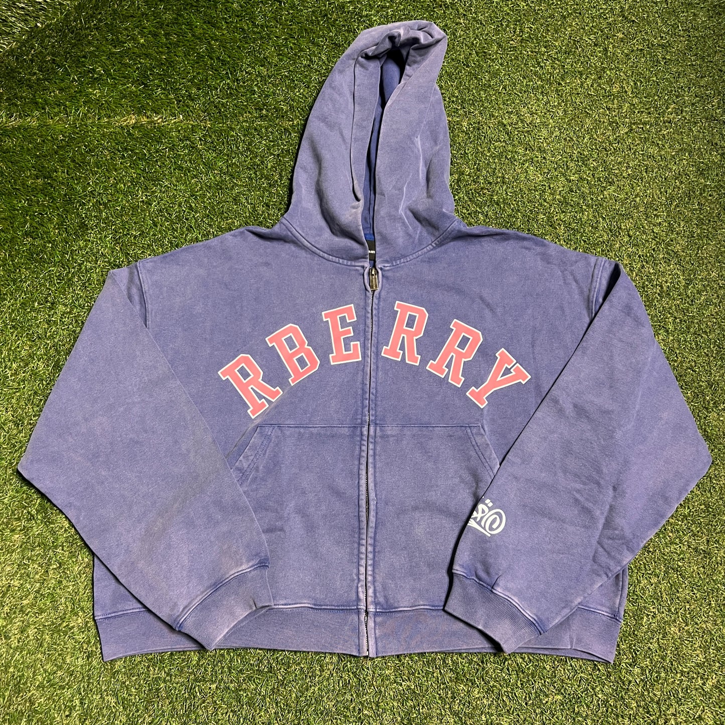GV Gallery Raspberry VIP Purple Zip Up Hoodie Size Medium NEW x13958