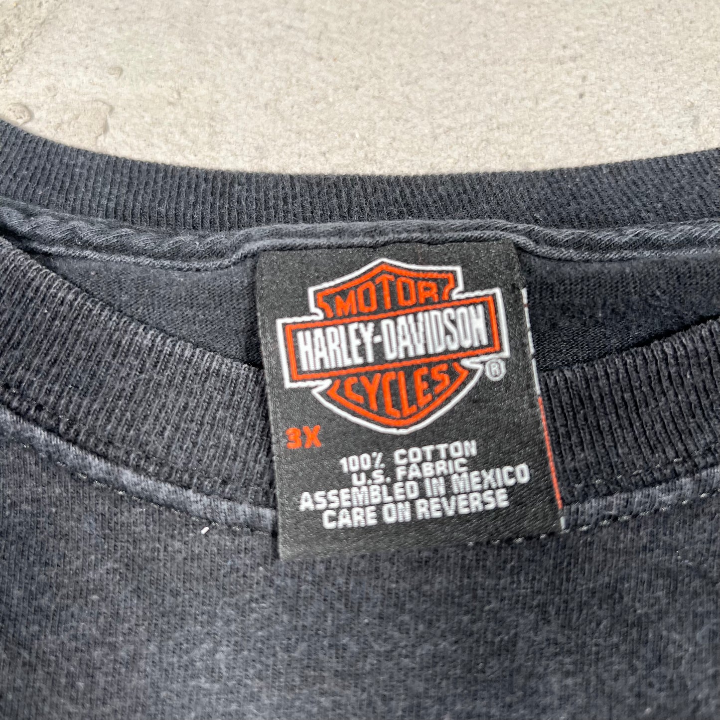 Y2K Harley Davidson Black "Independence" Tee Size 3XL USED v19409