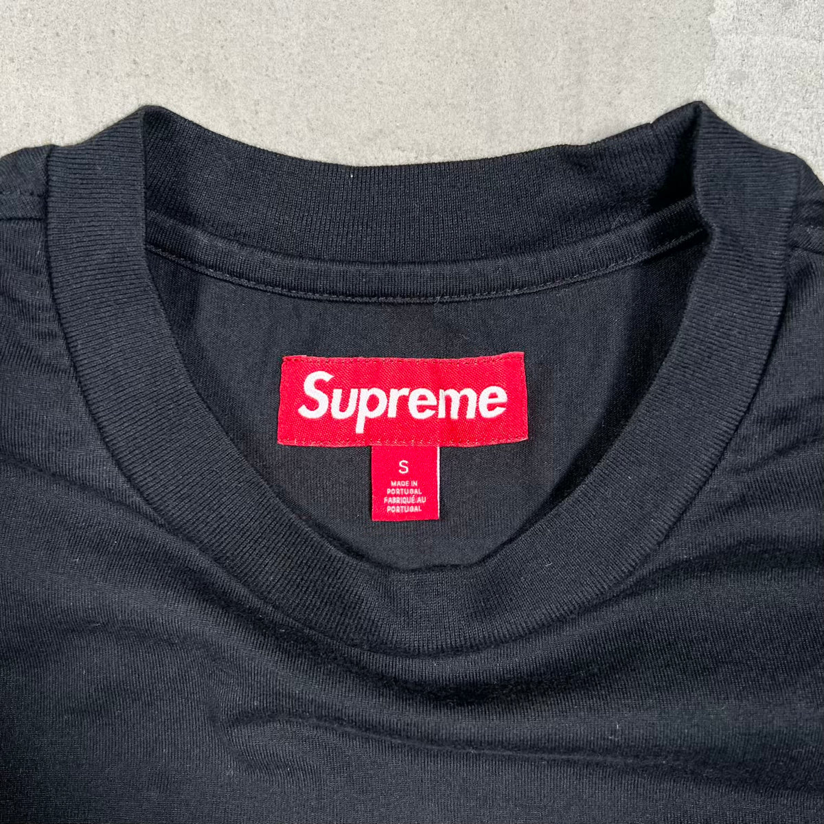 Supreme Intarsia Black Longsleeve Size Small USED x18530