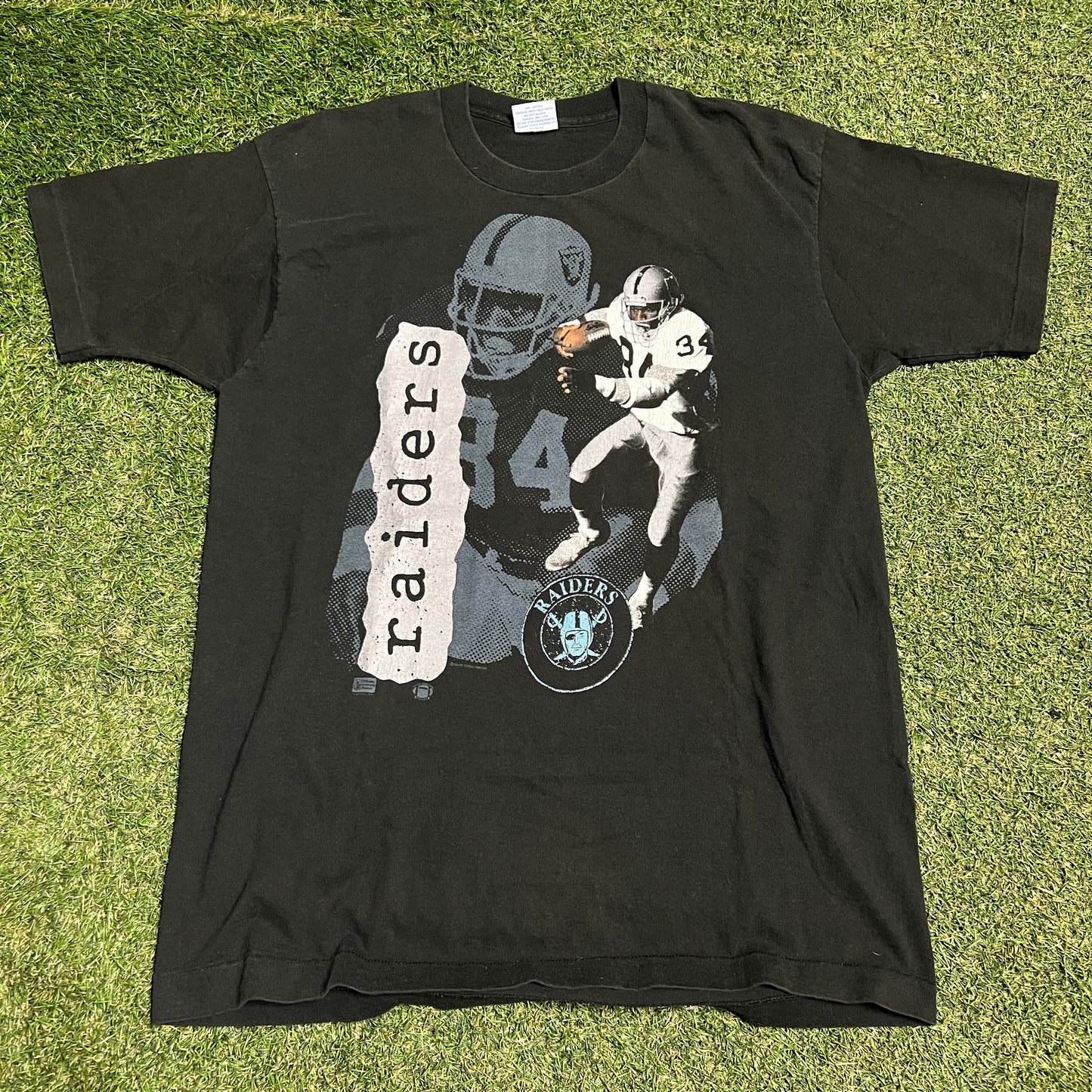 1987 Bo Jackson Salem Sports Black Tee Size XL USED v16301