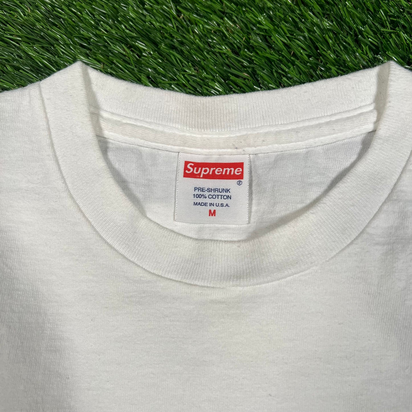 Supreme A.P.C White Bondage Legs Tee (2009) Size Medium USED x15816