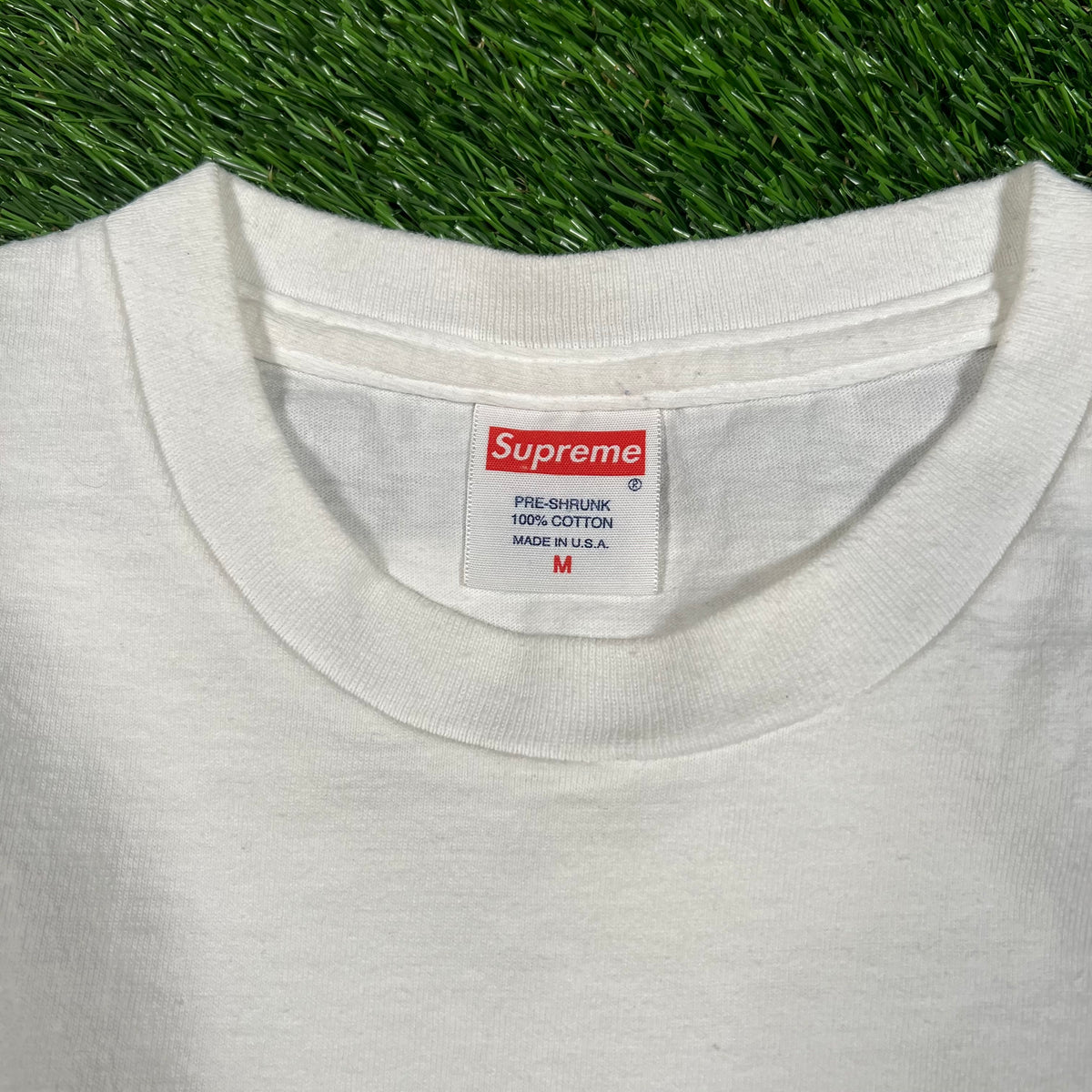 Supreme A.P.C White Bondage Legs Tee (2009) Size Medium USED x15816