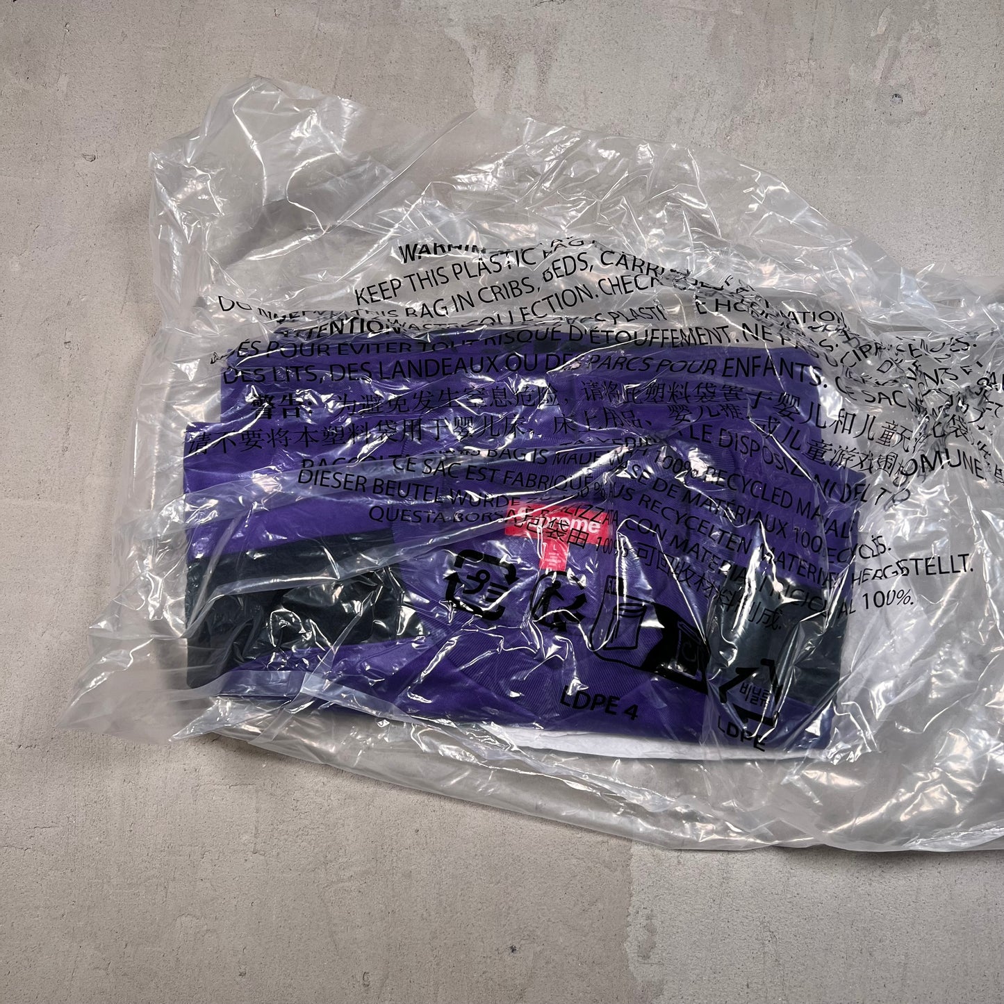 Supreme Misfits Purple Hockey Jersey Size Large NEW x17423