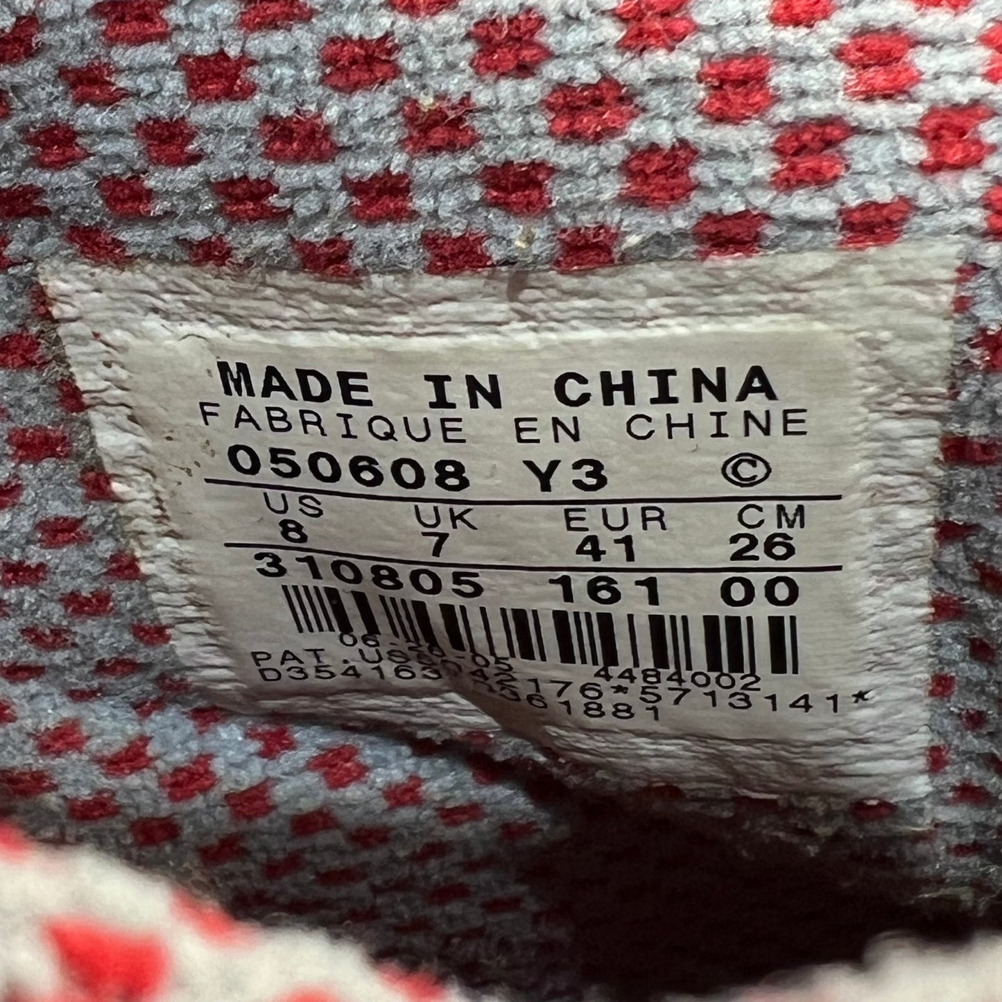 Jordan 10 Red Steel (2005) Size 8 USED s18390