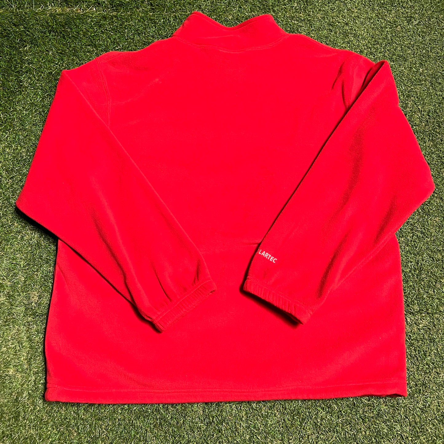 Supreme Polartec Mock Neck Red Fleece Size Large NEW x14049