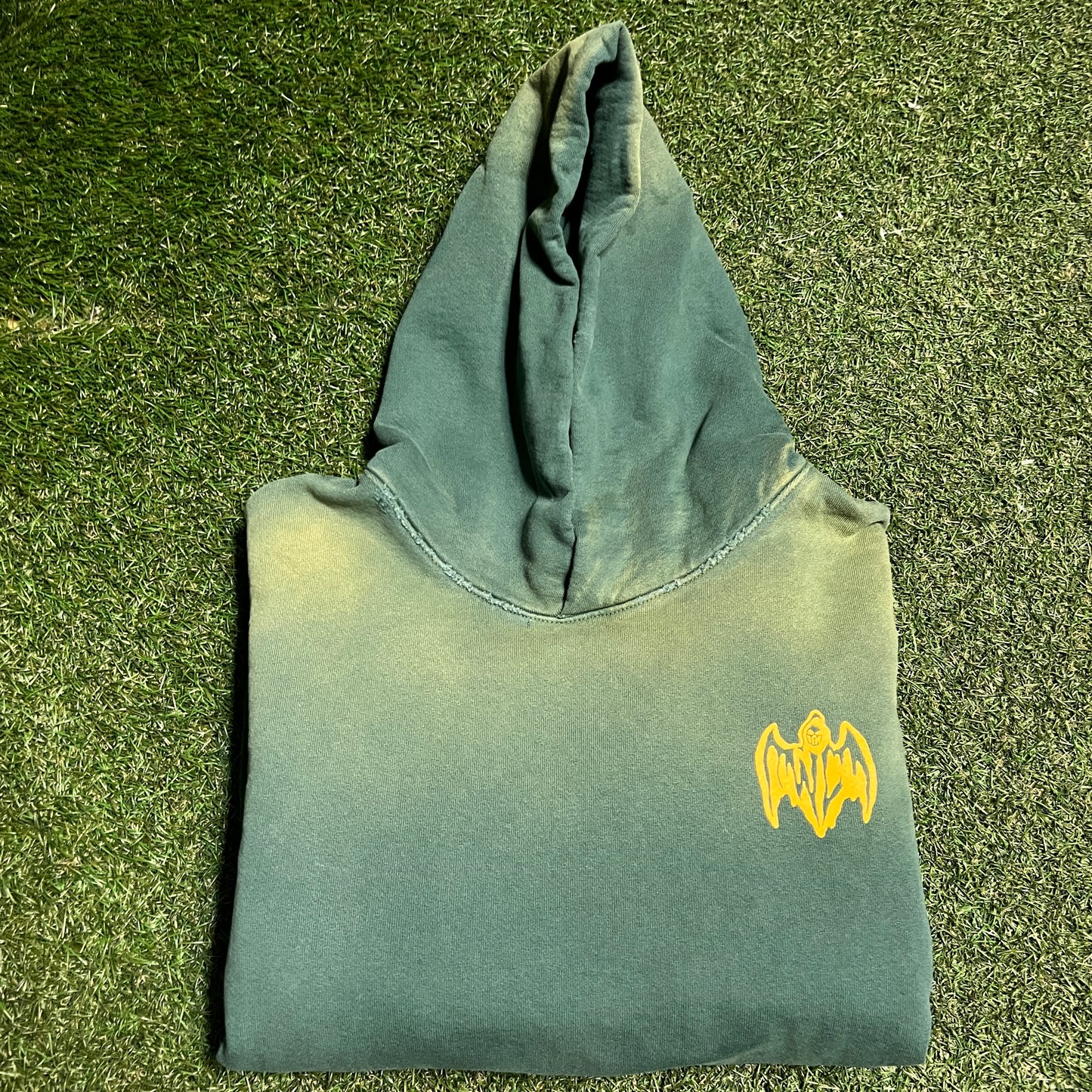 Warren Lotas Green "Thousand Yard Stare" Hoodie Size Small USED x14176