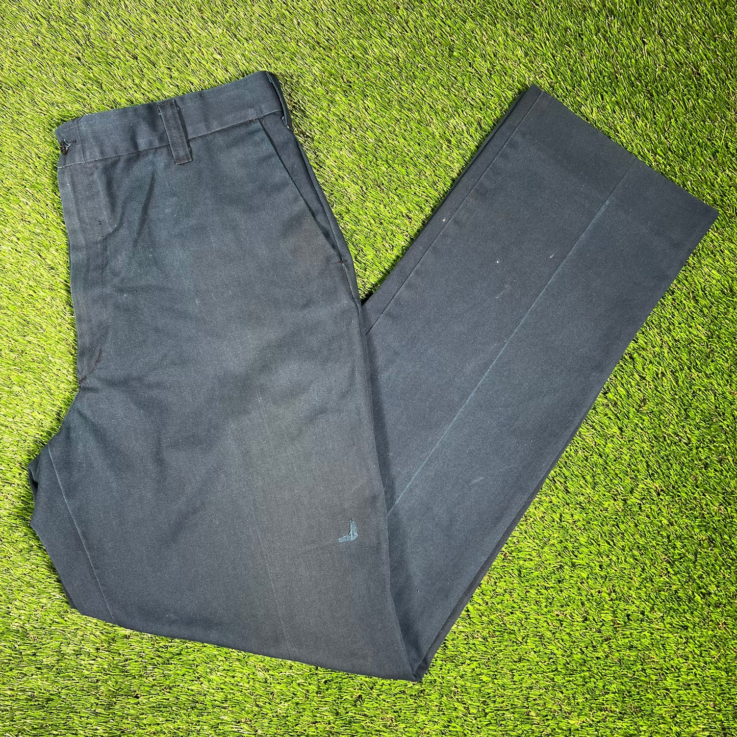 1990s CCS Navy Blue Work Wear Pants Size 36 USED v16528