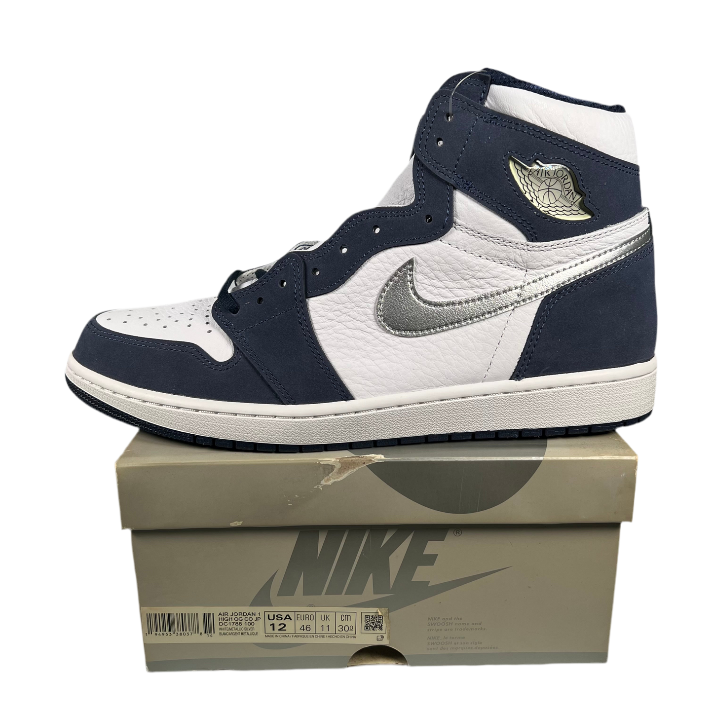 Jordan 1 High CO JP Midnight Navy (2020) Size 12 NEW s17828