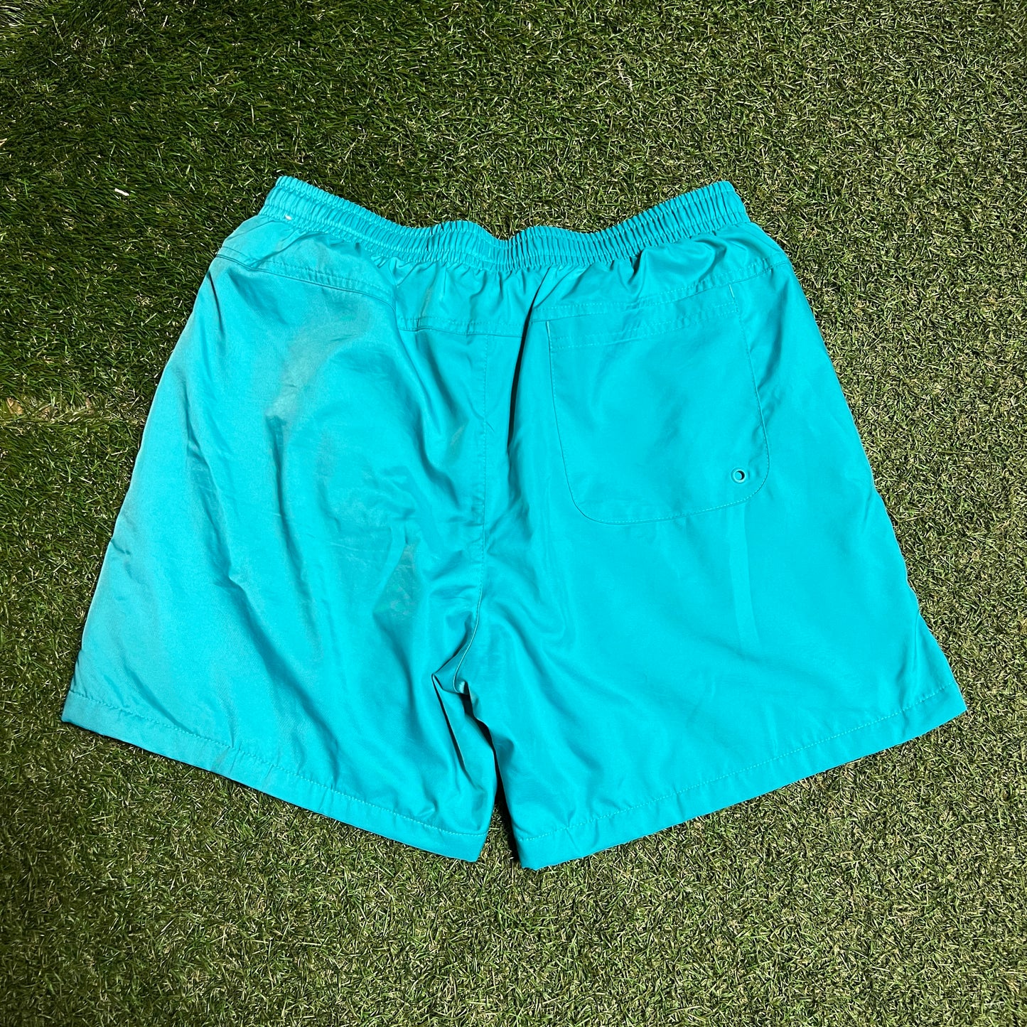 Nike Heavyweight Shorts Teal Size Medium USED v16449